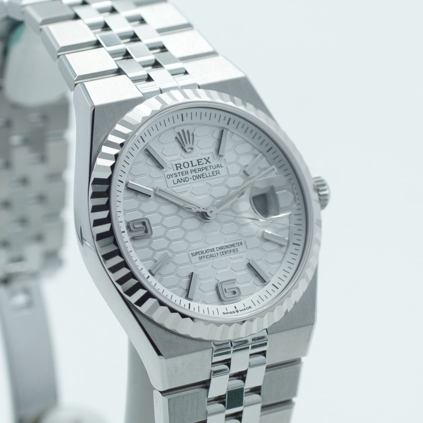 Rolex Land-Dweller 36 127234 (2026) - White dial 36 mm Steel case (5/8)