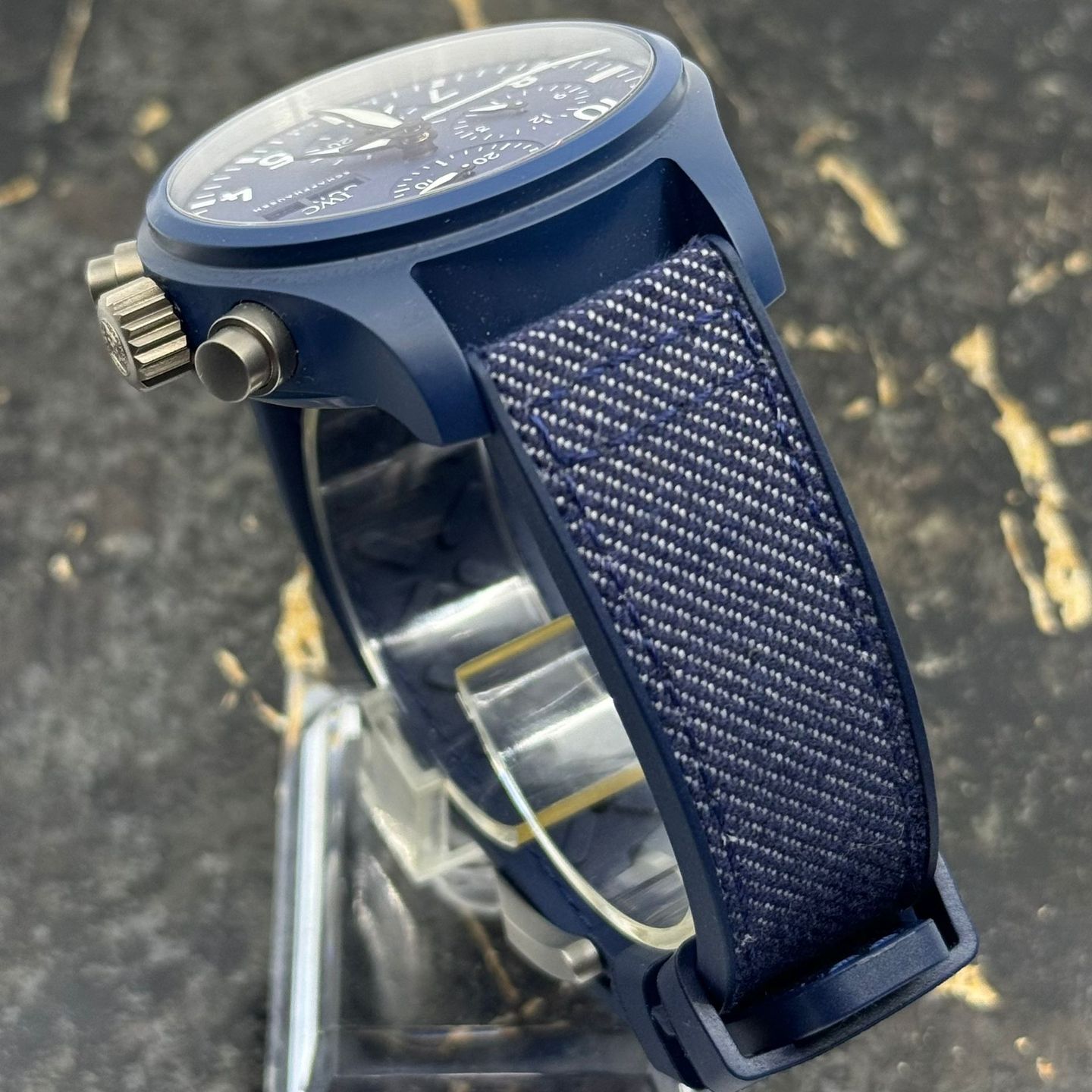 IWC Pilot Chronograph Top Gun IW389404 (2025) - Blauw wijzerplaat 42mm Keramiek (6/8)