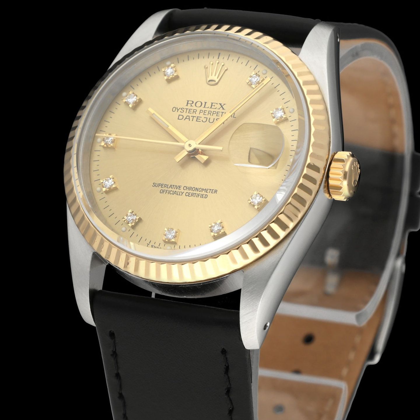 Rolex Datejust 36 16233G (1989) - 36mm Goud/Staal (6/7)