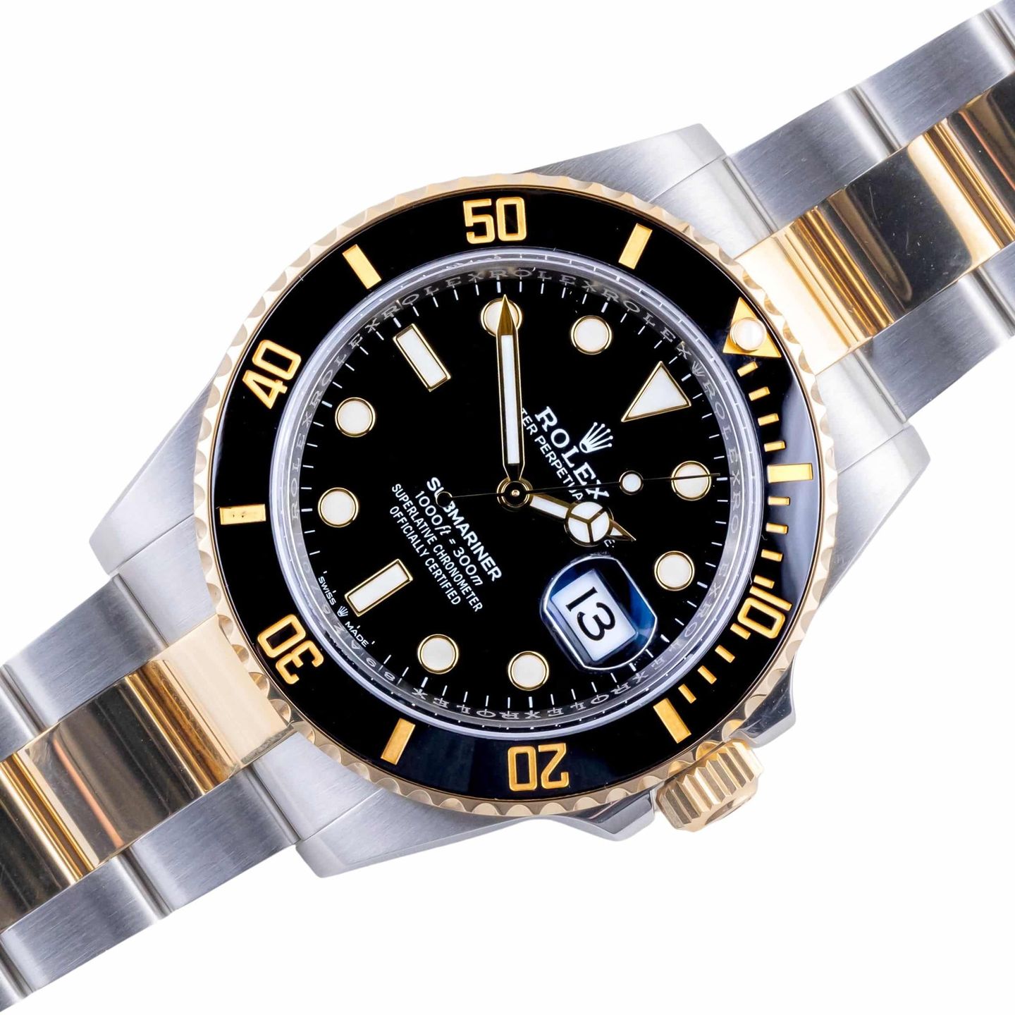 Rolex Submariner Date 126613LN (2021) - 41 mm Gold/Steel case (1/8)