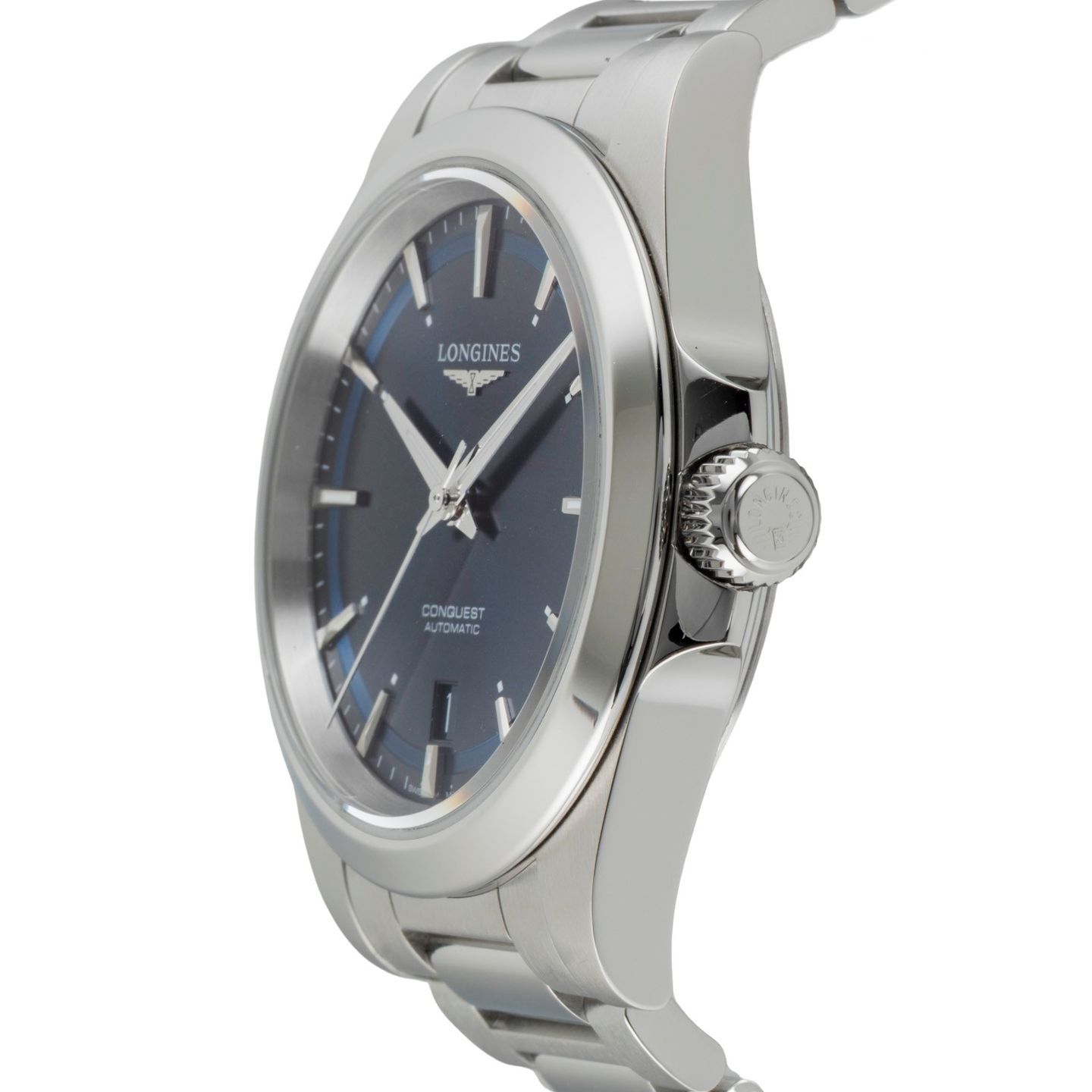 Longines Conquest L3.720.4.92.6 (2025) - Blauw wijzerplaat 38mm Staal (6/8)