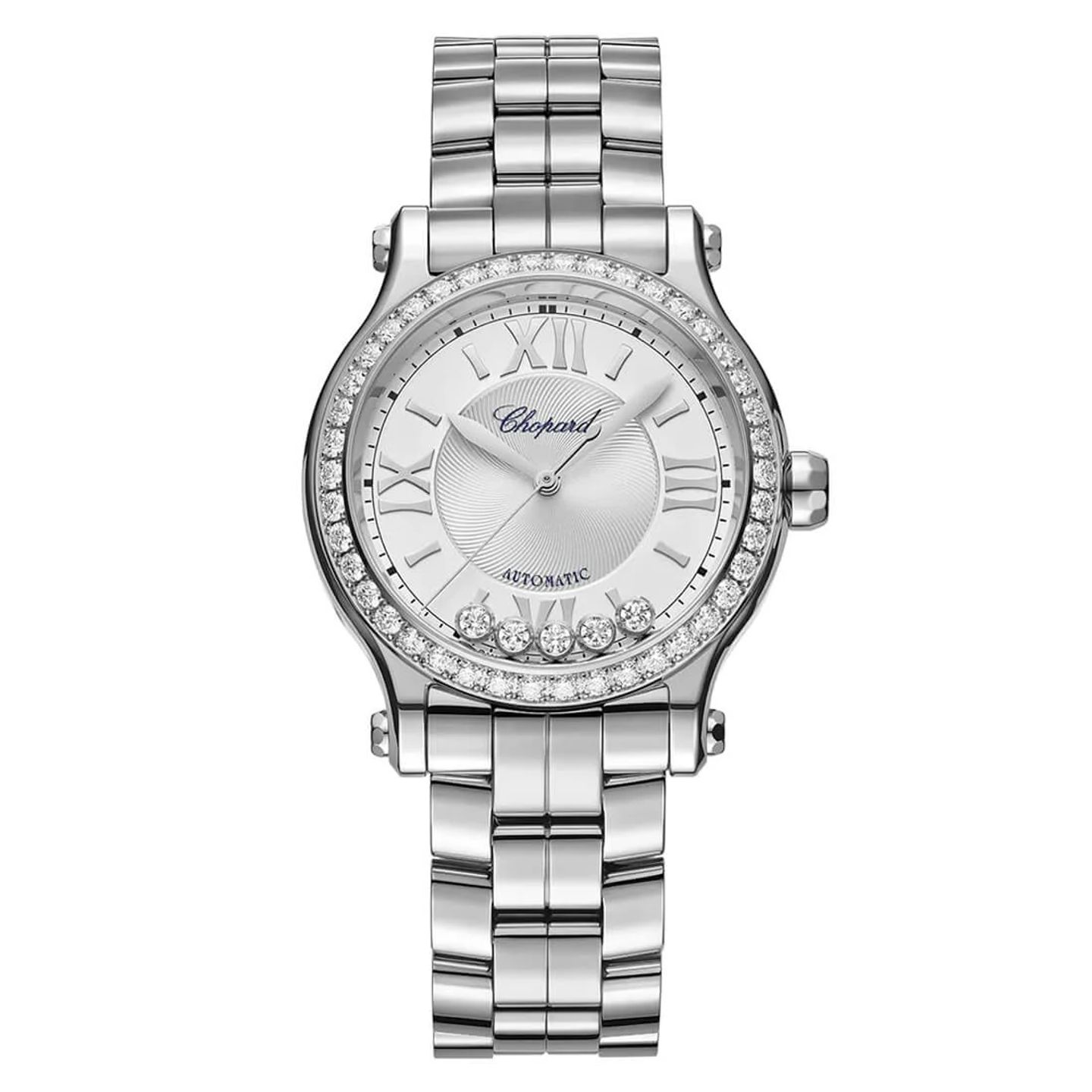 Chopard Happy Sport 278608-3004 (2024) - Silver dial 33 mm Steel case (3/3)