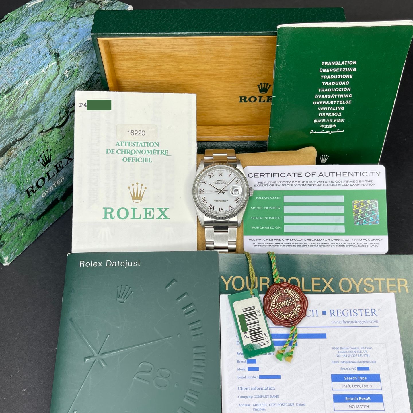 Rolex Datejust 36 16220 (2000) - 36 mm Steel case (2/8)