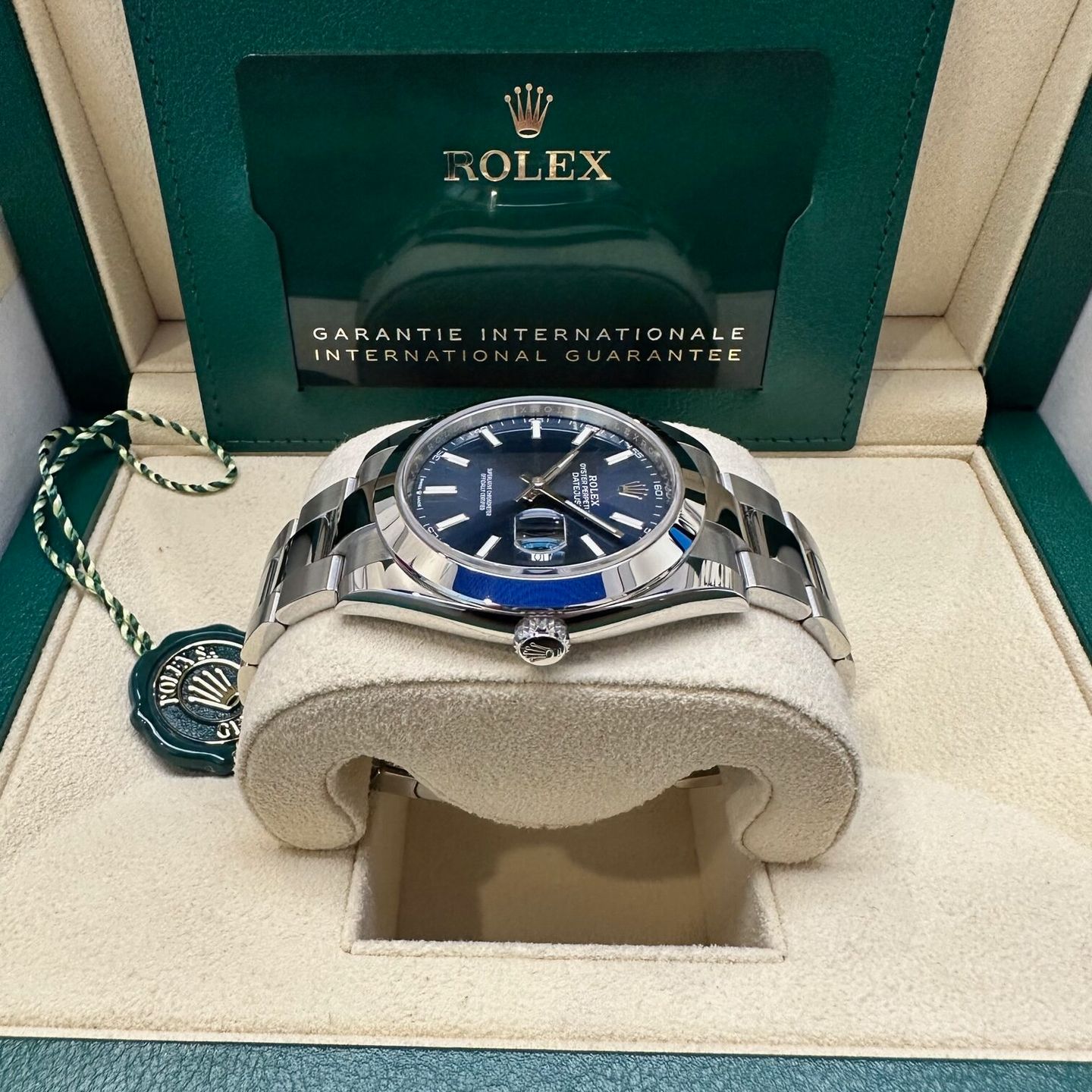 Rolex Datejust 41 126300 (2023) - Blue dial 41 mm Steel case (3/6)