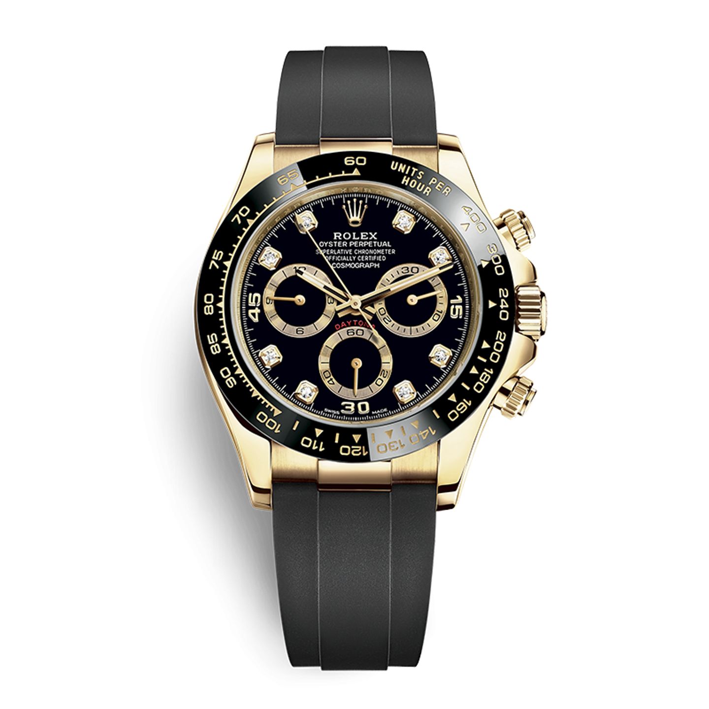 Rolex Daytona 116518LN (2023) - Black dial 40 mm Yellow Gold case (1/8)