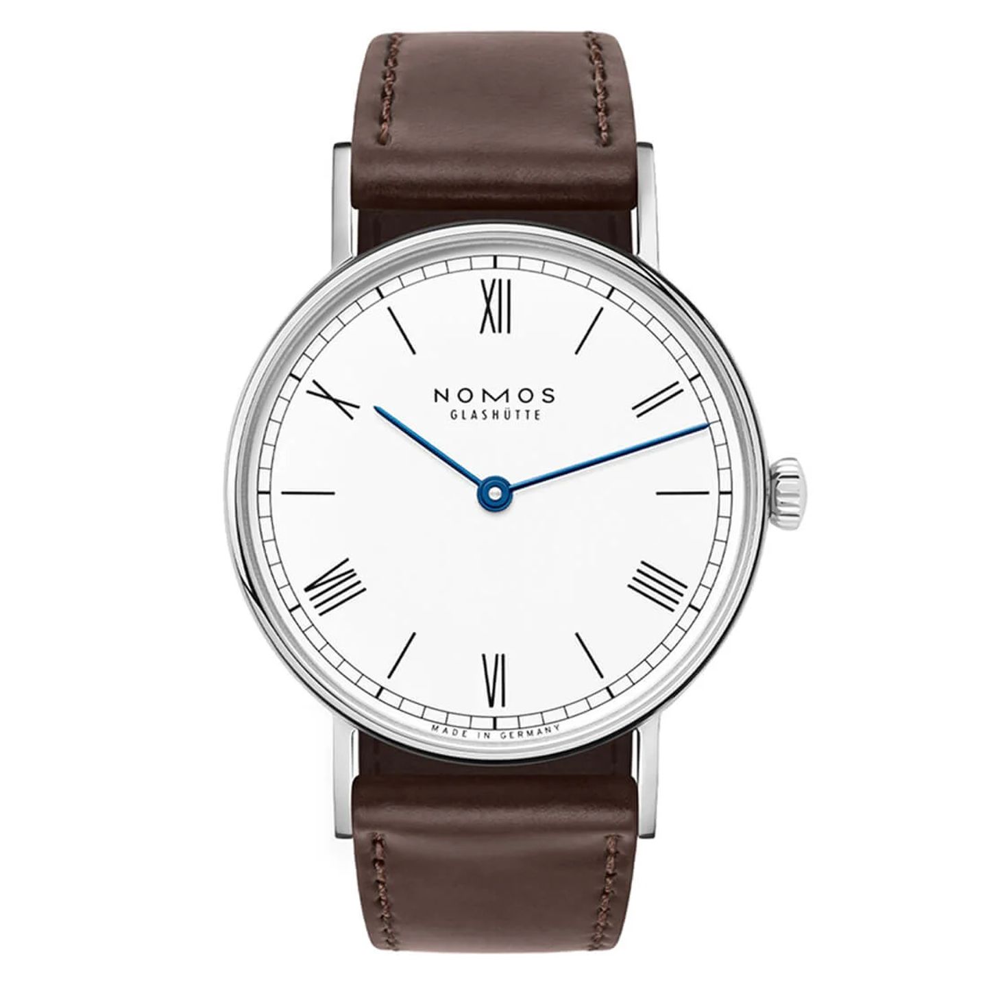 NOMOS Ludwig 33 249 (2024) - Wit wijzerplaat 33mm Staal (3/3)