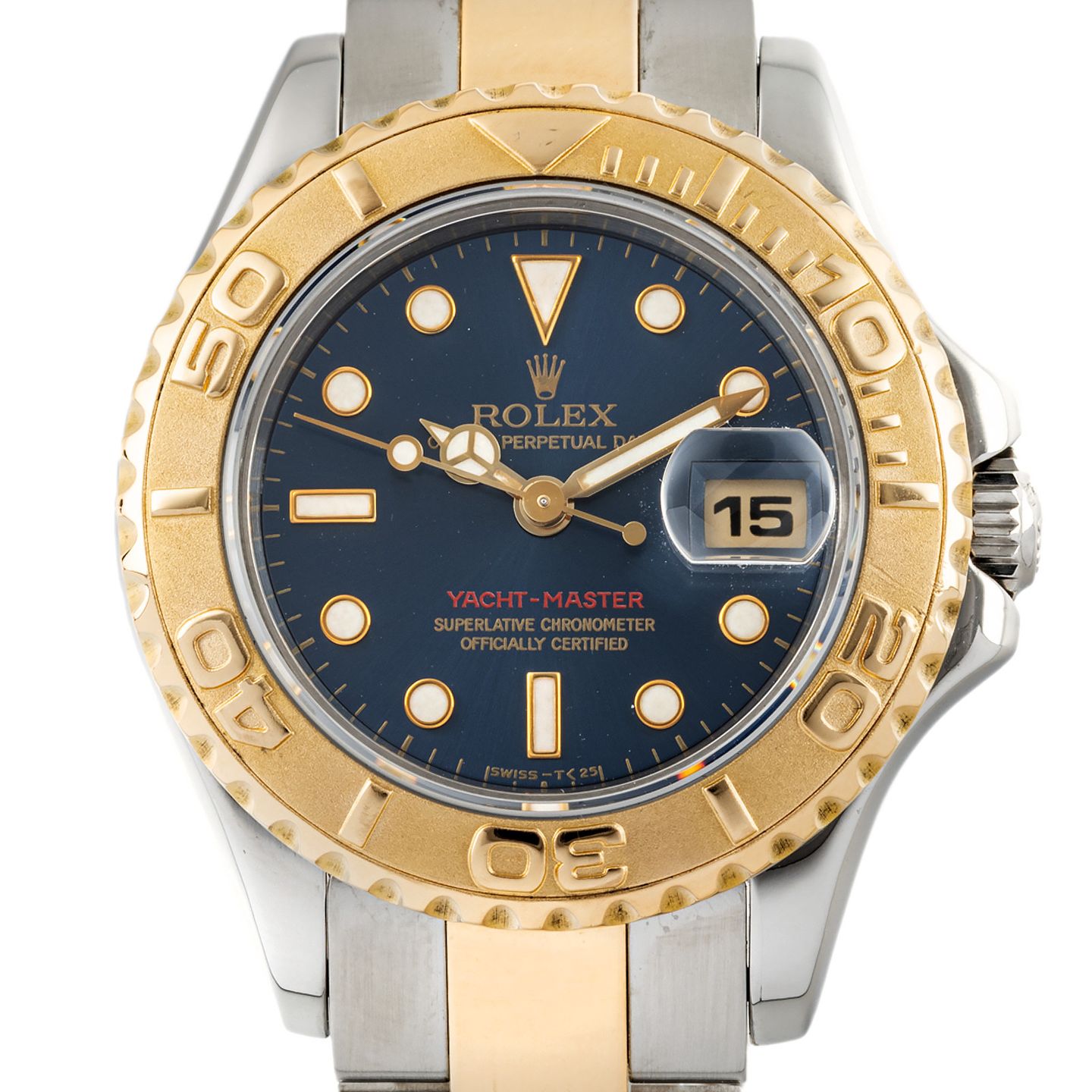 Rolex Yacht-Master 69623 (Unknown (random serial)) - 29 mm Gold/Steel case (8/8)