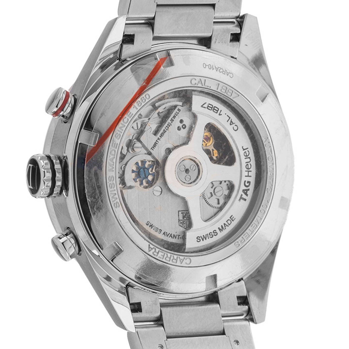 TAG Heuer Carrera Calibre 1887 CAR2A10.BA0799 (2014) - Zwart wijzerplaat 43mm Staal (6/7)