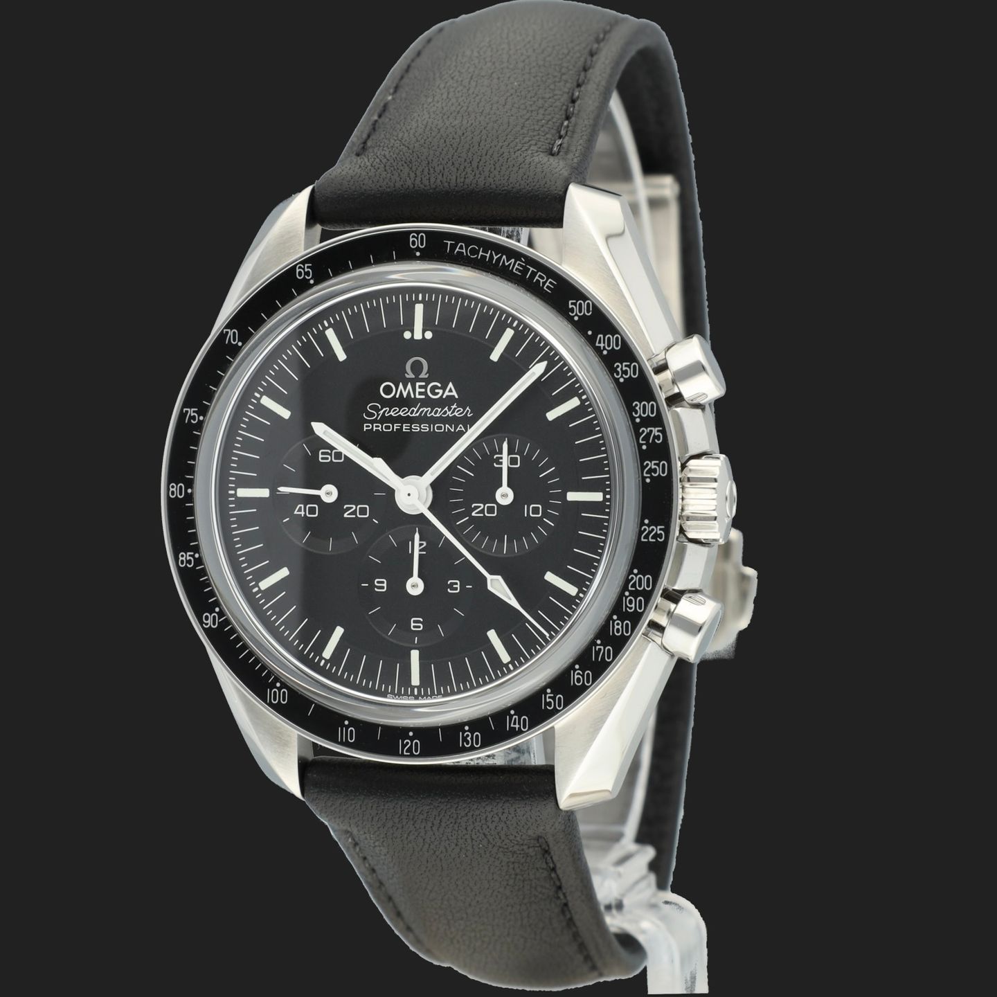 Omega Speedmaster Professional Moonwatch 310.32.42.50.01.002 (2022) - Black dial 42 mm Steel case (1/8)