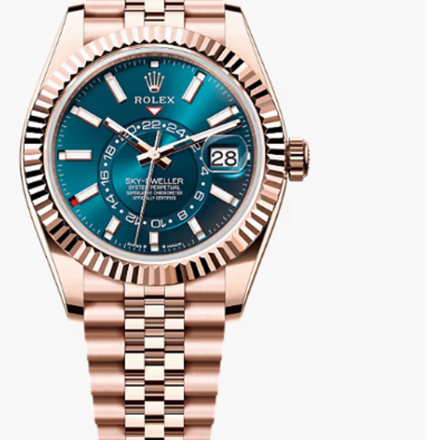 Rolex Sky-Dweller 336935 (2025) - Blue dial 42 mm Rose Gold case (2/2)