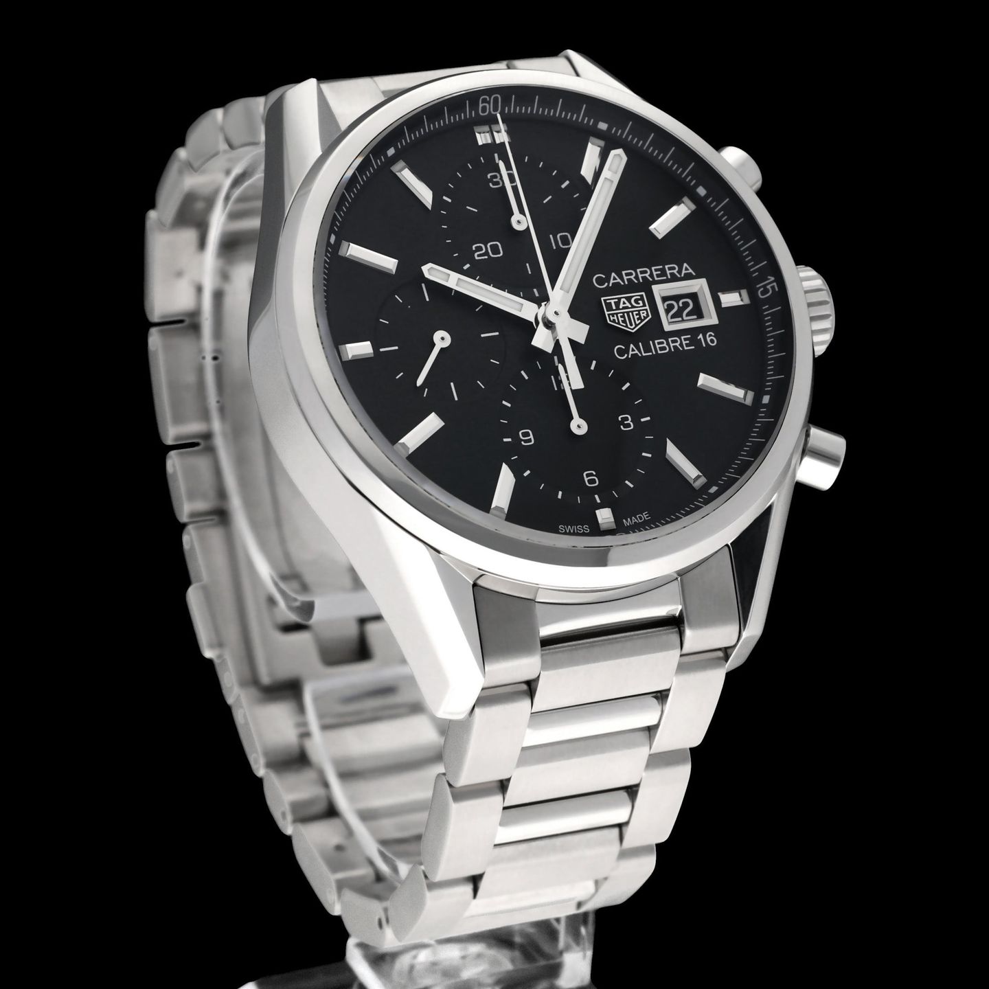 TAG Heuer Carrera CBK2110 (2023) - Black dial 41 mm Steel case (4/8)