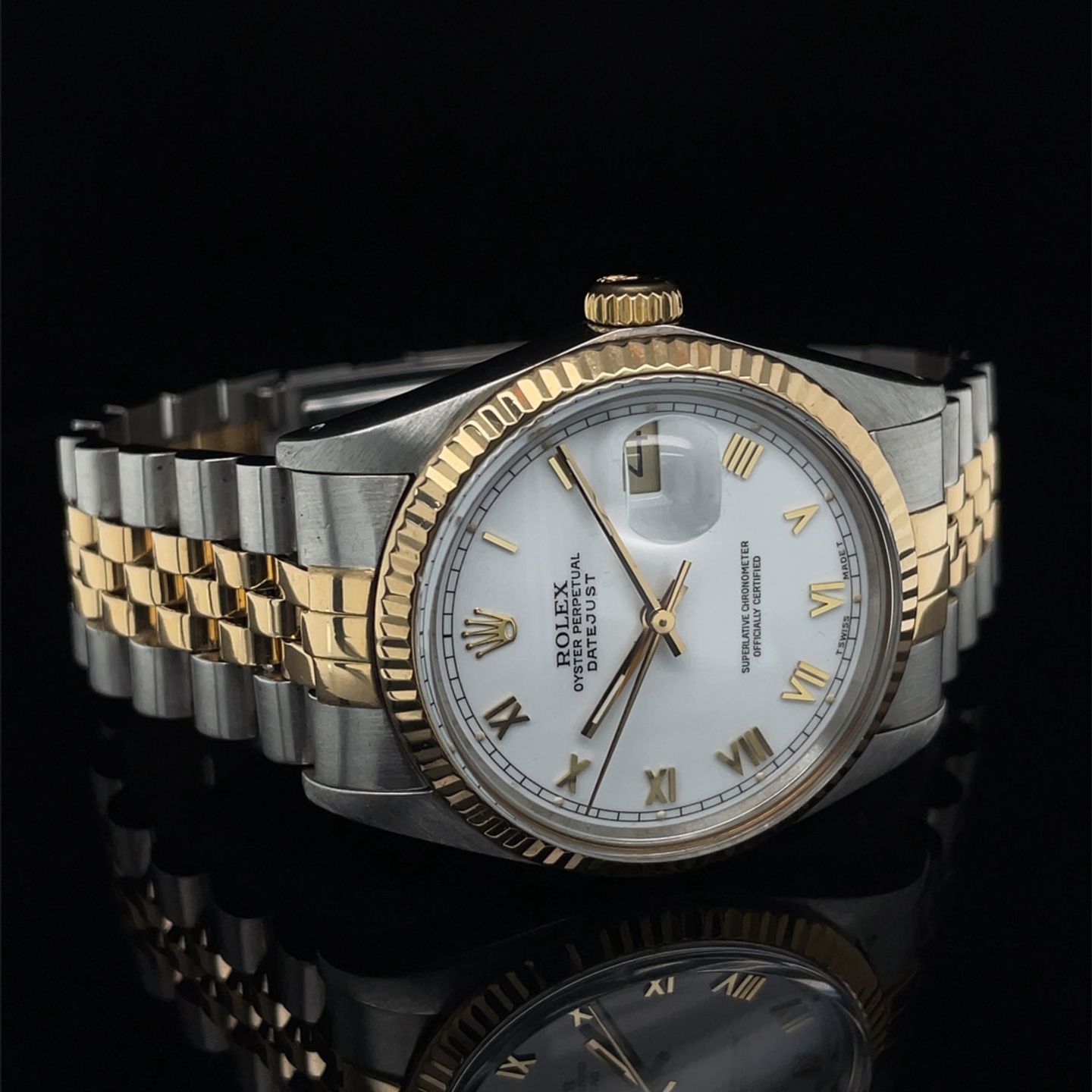 Rolex Datejust 36 16013 (1987) - 36 mm Gold/Steel case (8/8)