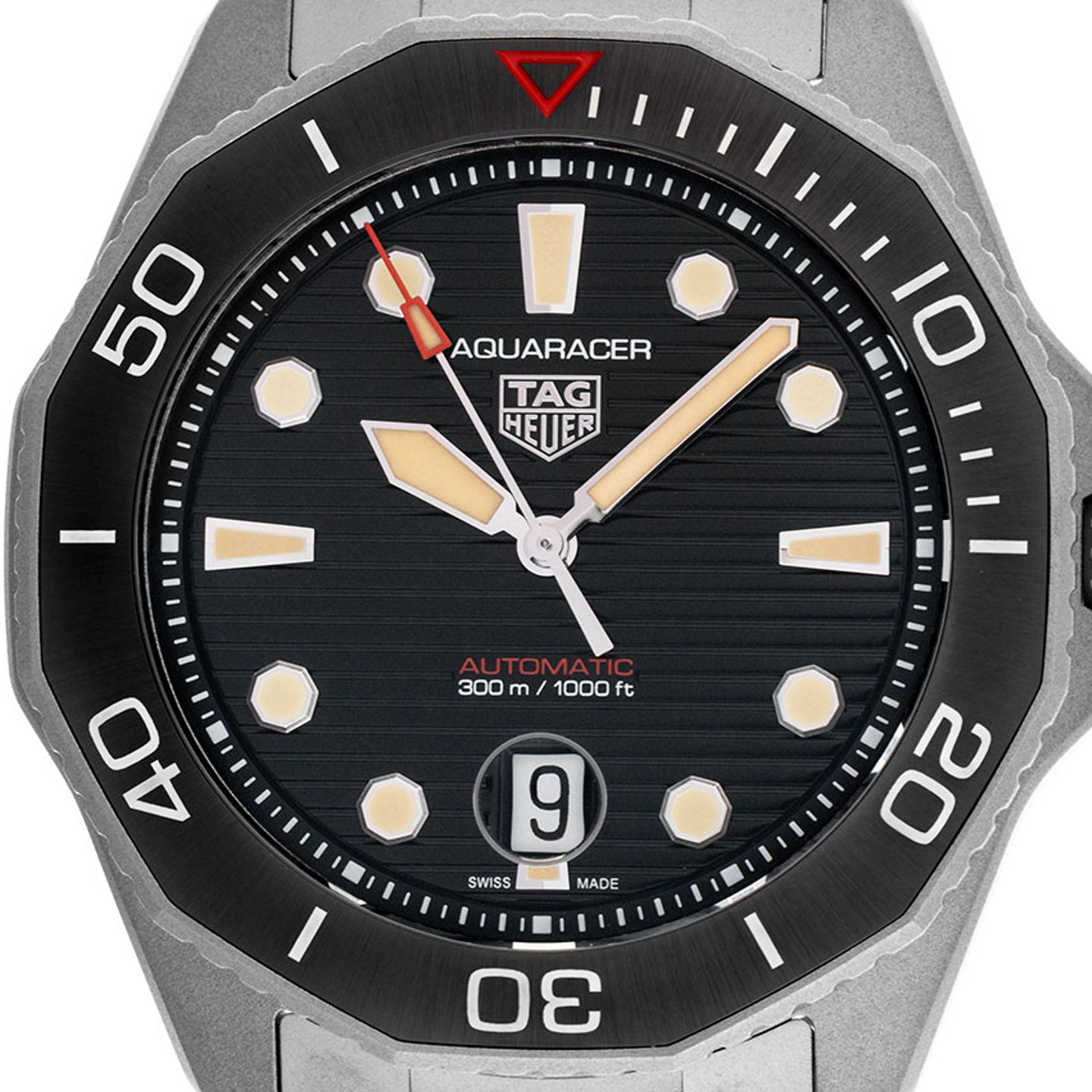 TAG Heuer Aquaracer WBP208D.BF0631 (2025) - Black dial 43 mm (1/7)