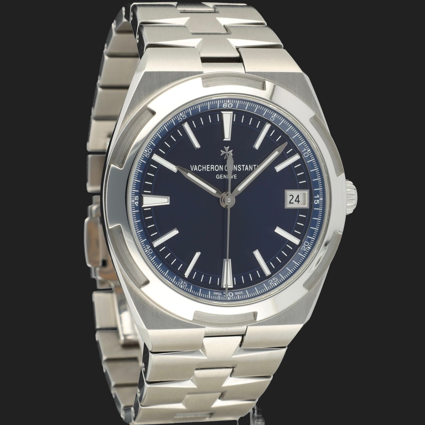 Vacheron Constantin Overseas 4500V/110A-B128 (2016) - Blauw wijzerplaat 41mm Staal (4/8)