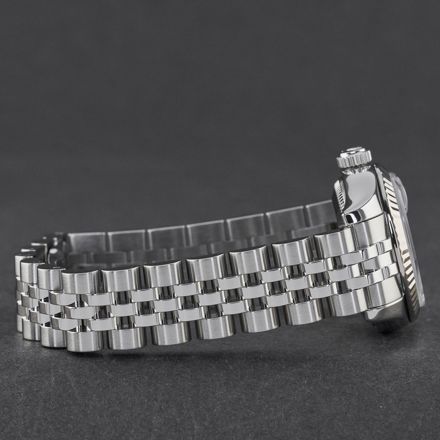 Rolex Lady-Datejust 179174 (2006) - Black dial 26 mm Steel case (6/8)