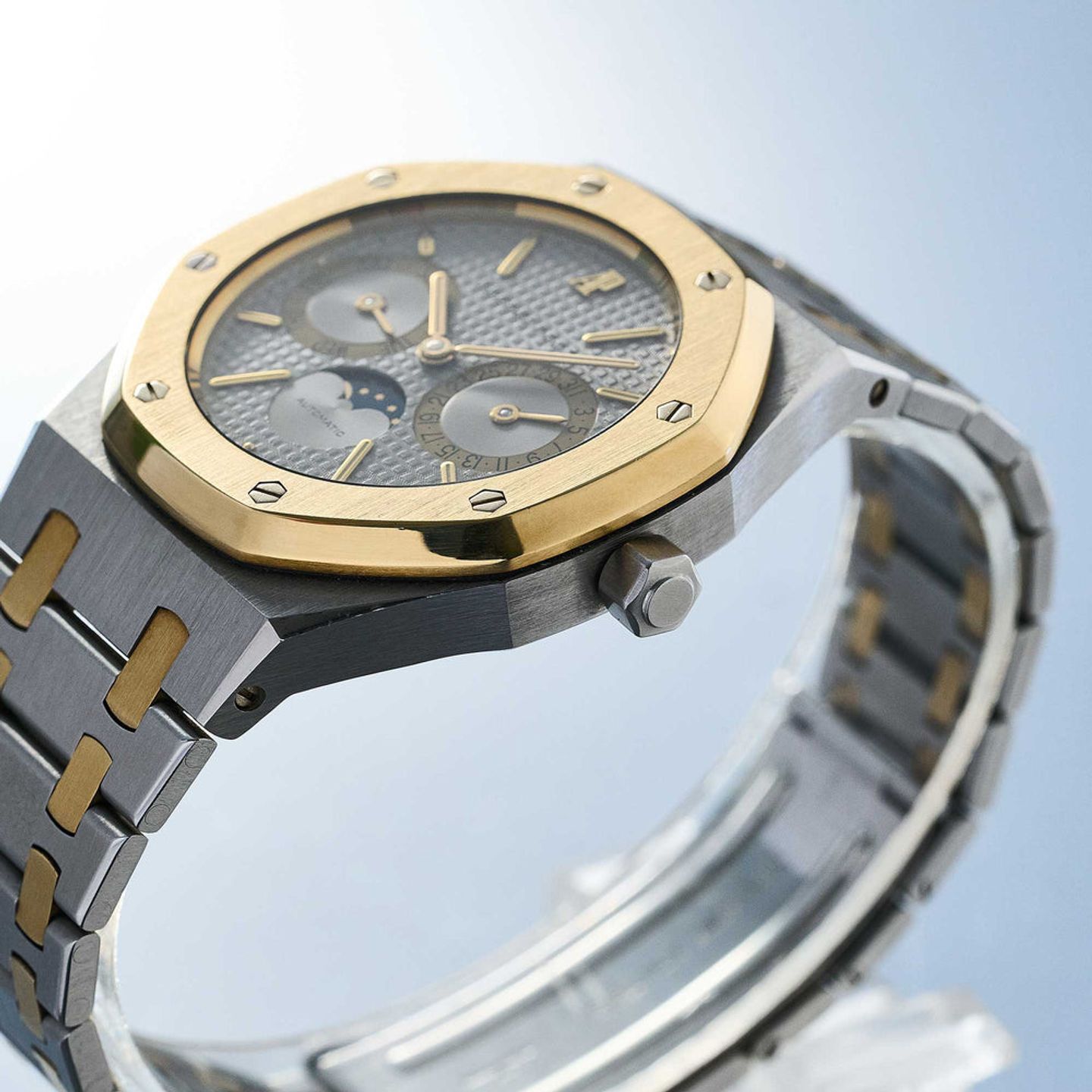 Audemars Piguet Royal Oak Day-Date 25594SA.OO.0789SA.01 (1990) - Grijs wijzerplaat 36mm Goud/Staal (5/8)