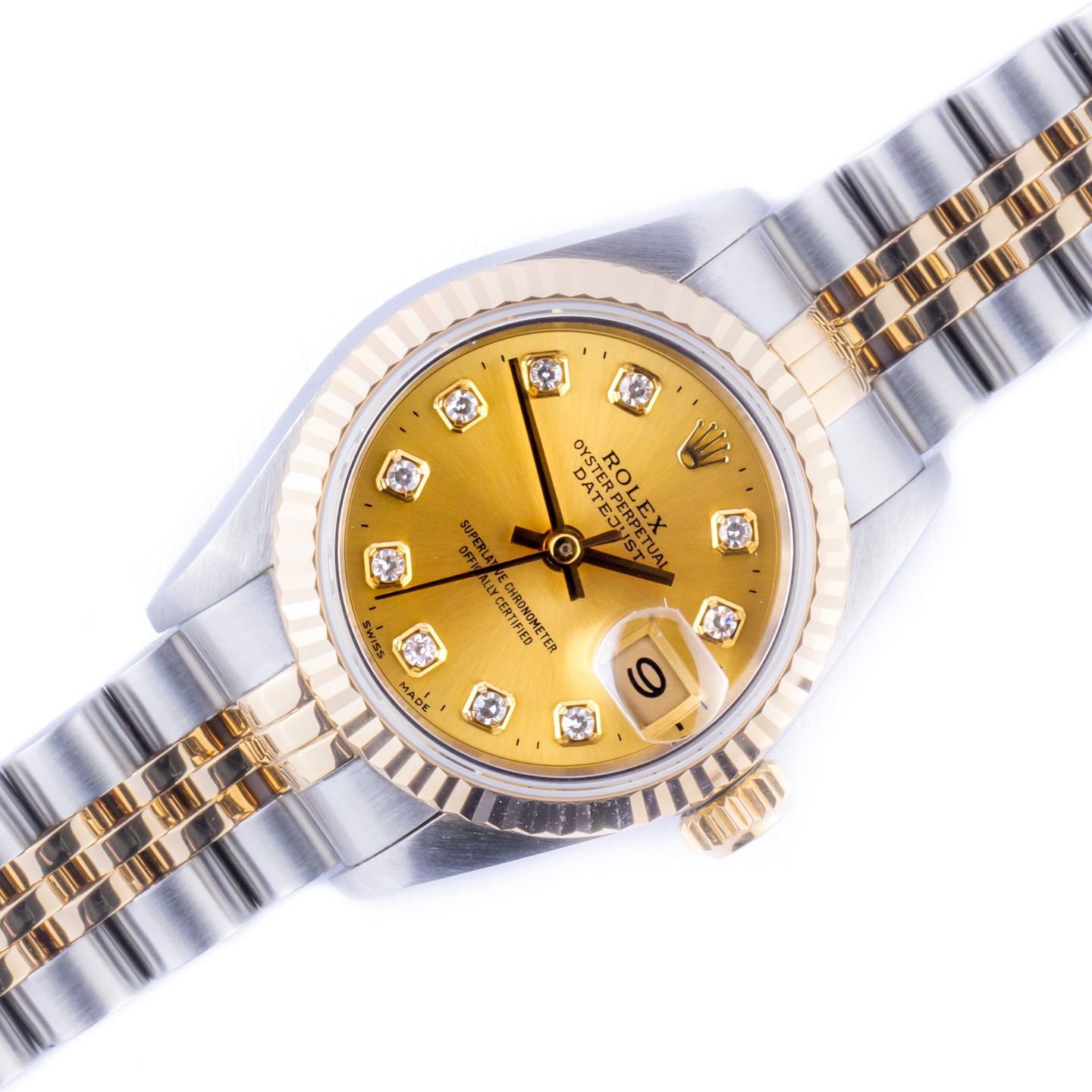 Rolex Lady-Datejust 69173 (1998) - 26mm Goud/Staal (1/8)