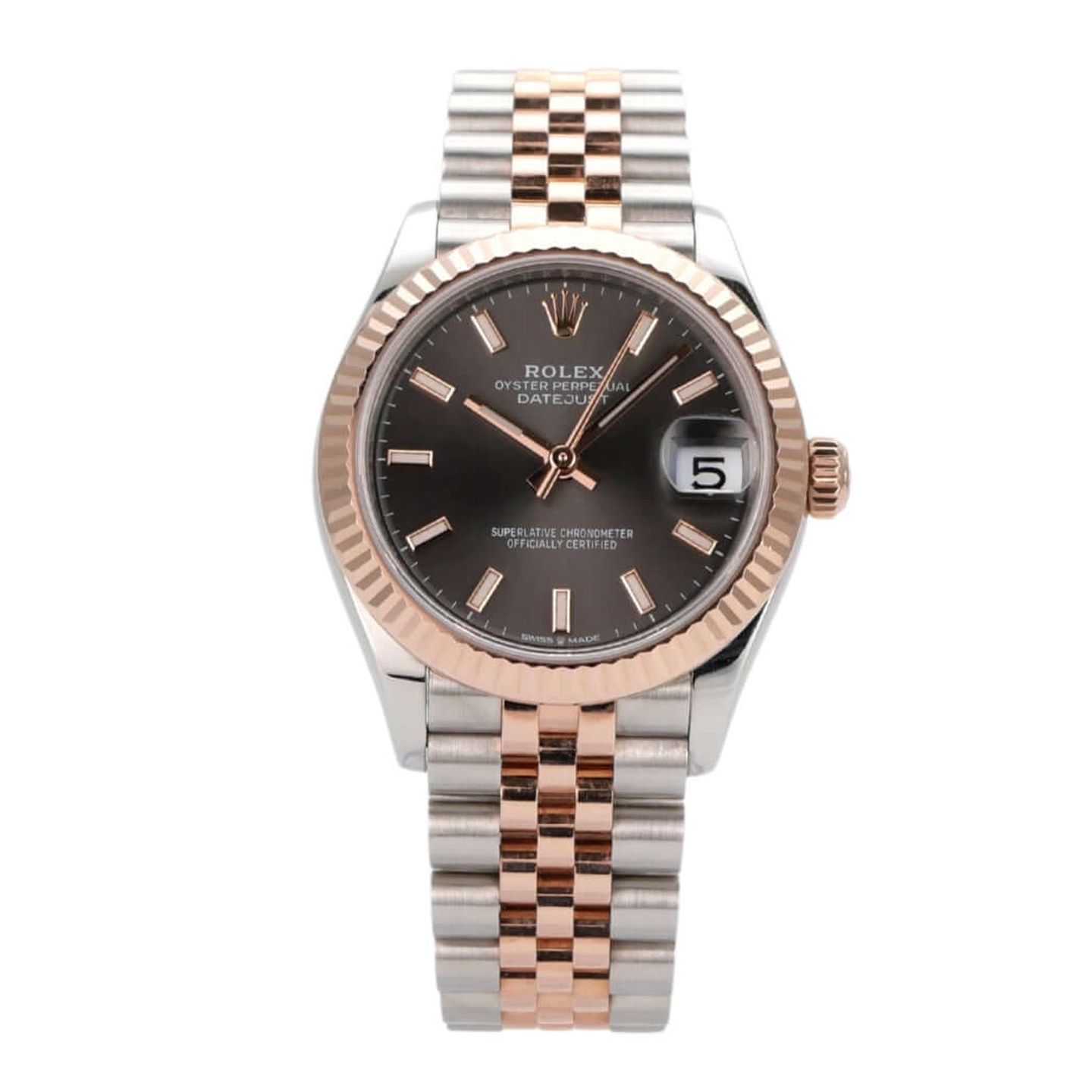 Rolex Datejust 31 278271 (2021) - Grey dial 31 mm Steel case (2/8)