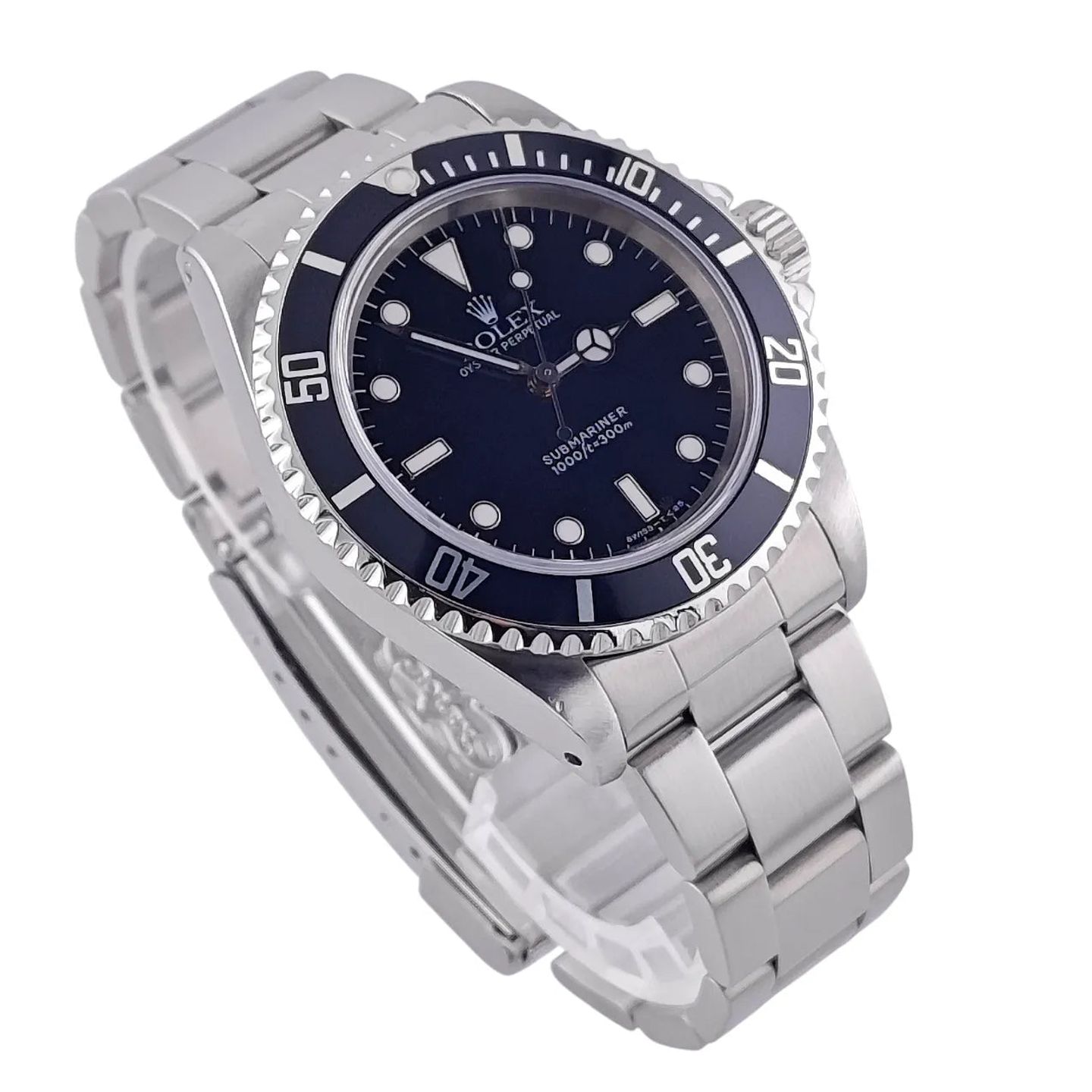 Rolex Submariner Date 16610 (Unknown (random serial)) - Black dial 40 mm Steel case (4/8)