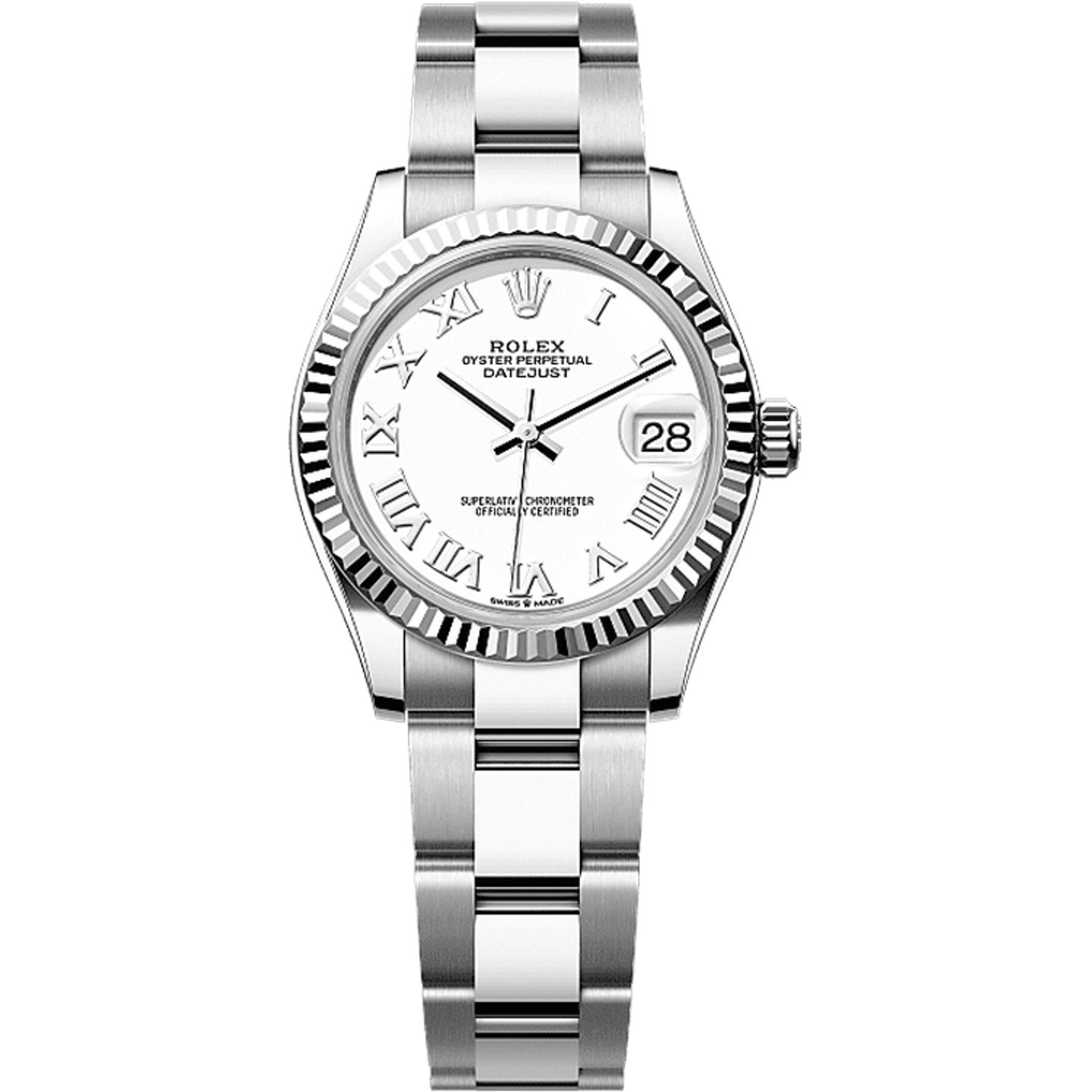 Rolex Datejust 31 278274 (2025) - Wit wijzerplaat 31mm Staal (1/1)