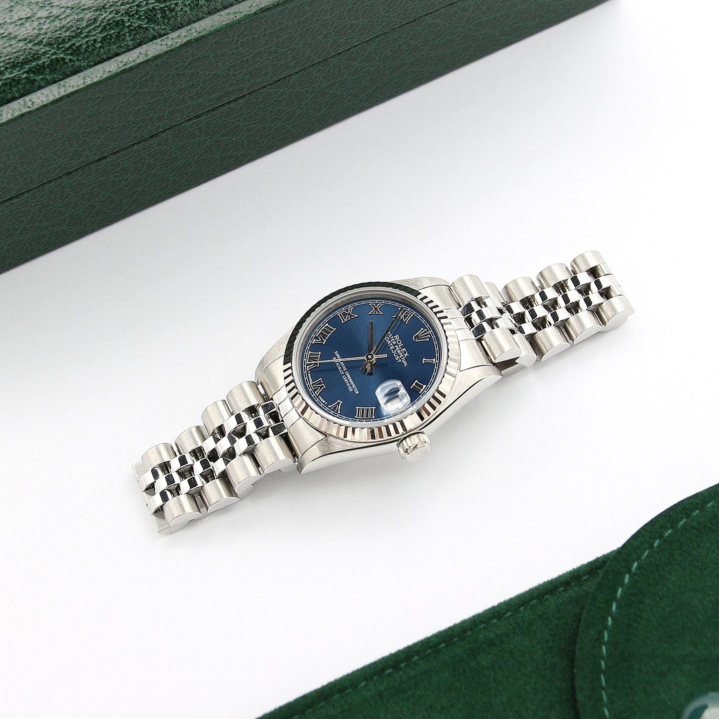 Rolex Datejust 31 68274 (Onbekend (willekeurig serienummer)) - Blauw wijzerplaat 31mm Staal (3/8)