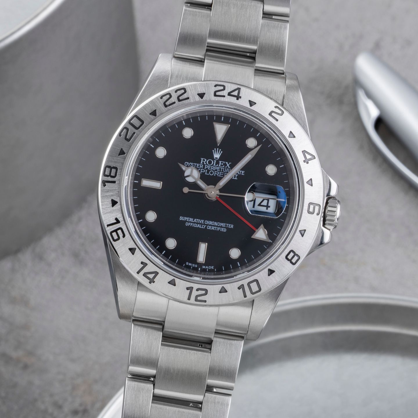 Rolex Explorer II 16570T (Unknown (random serial)) - 40 mm Steel case (3/8)