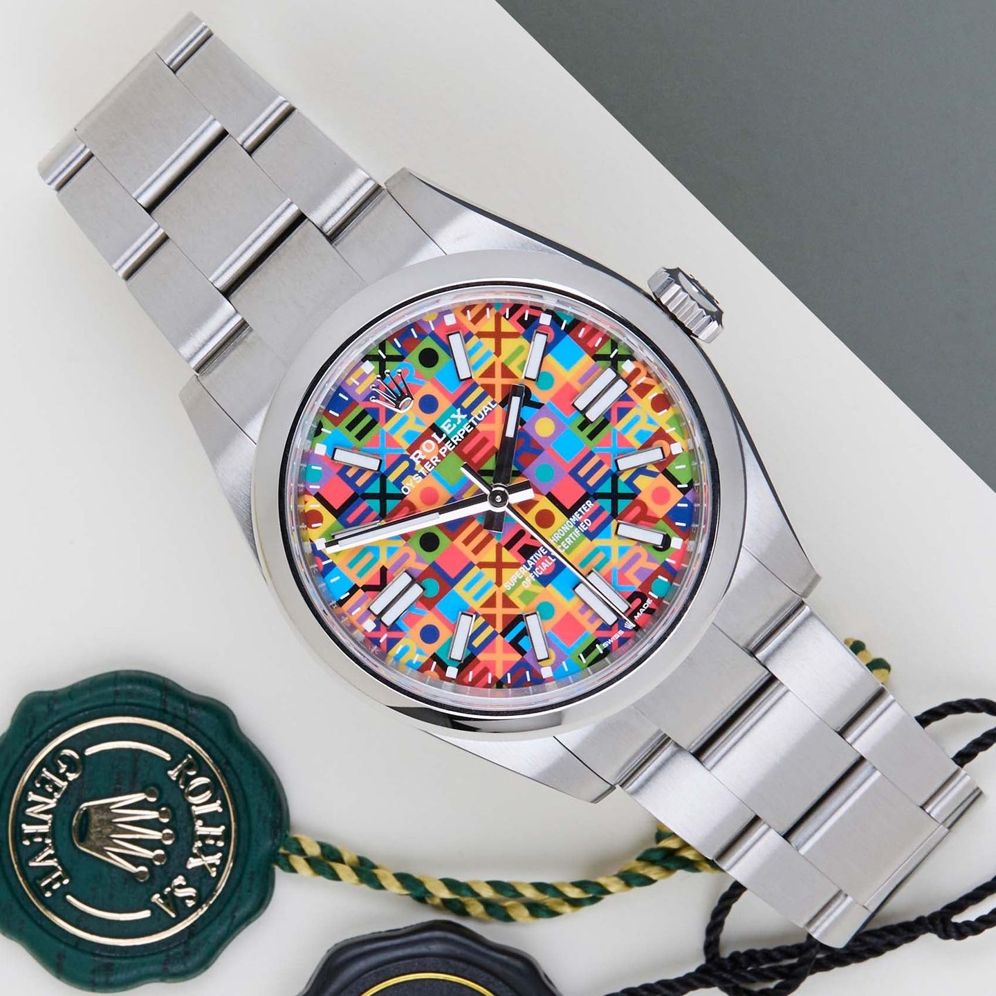 Rolex Oyster Perpetual 41 134300 (2026) - Multi-colour dial 41 mm Steel case (1/8)