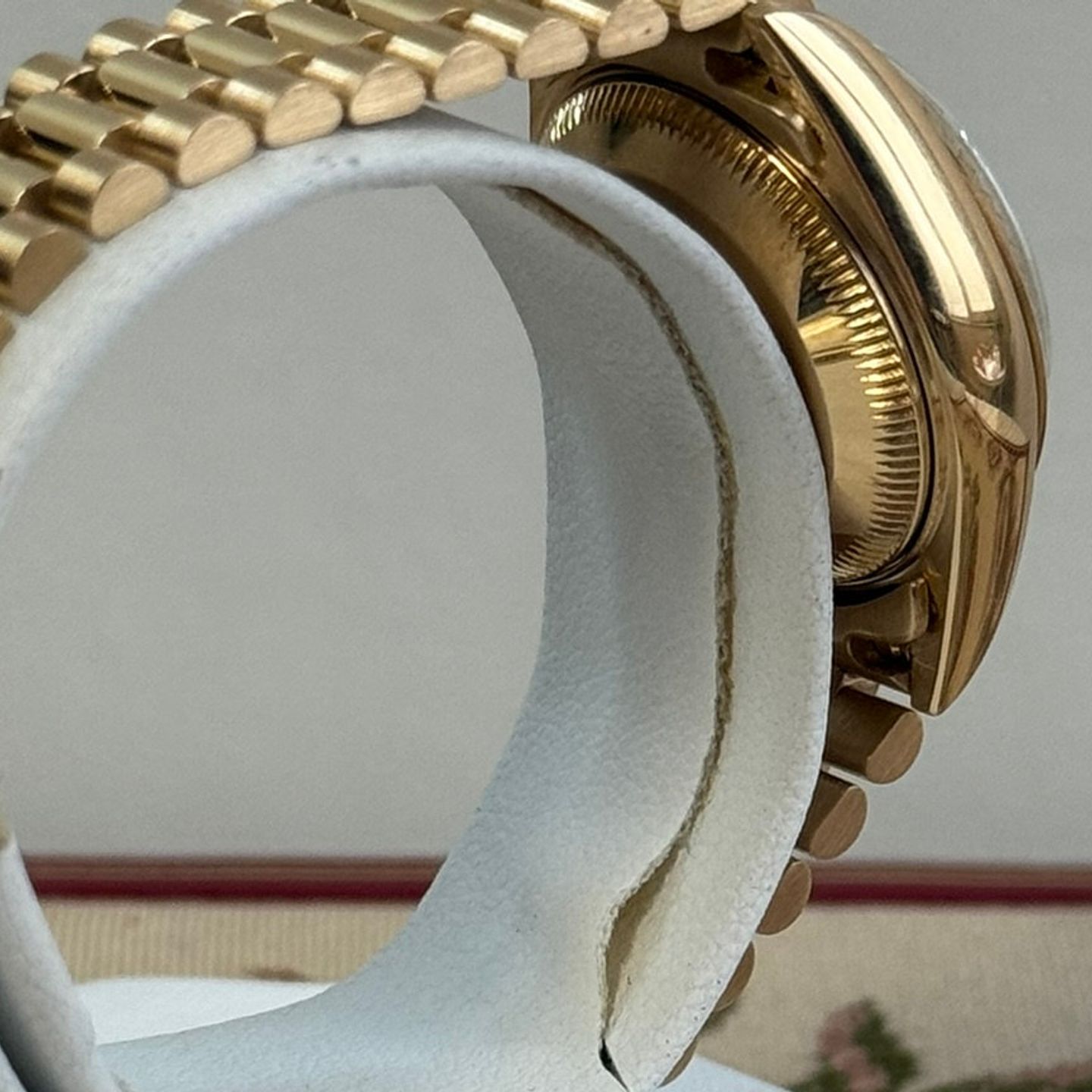 Rolex Lady-Datejust 69178 (1988) - Champagne dial 26 mm Yellow Gold case (12/16)
