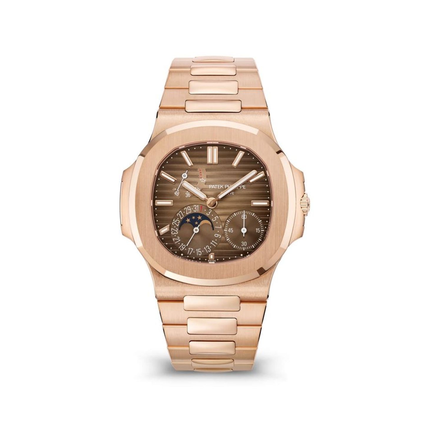Patek Philippe Nautilus 5712/1R-001 (2025) - Brown dial 40 mm Rose Gold case (1/1)