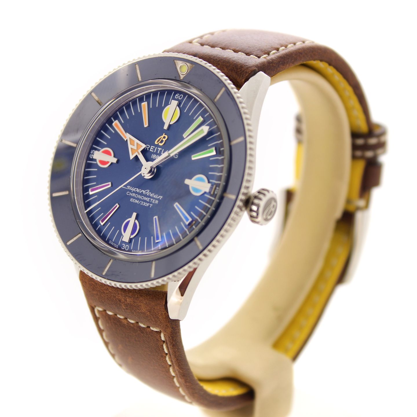 Breitling Superocean Heritage A103702A1C1X2 (2020) - Blauw wijzerplaat 42mm Staal (4/7)