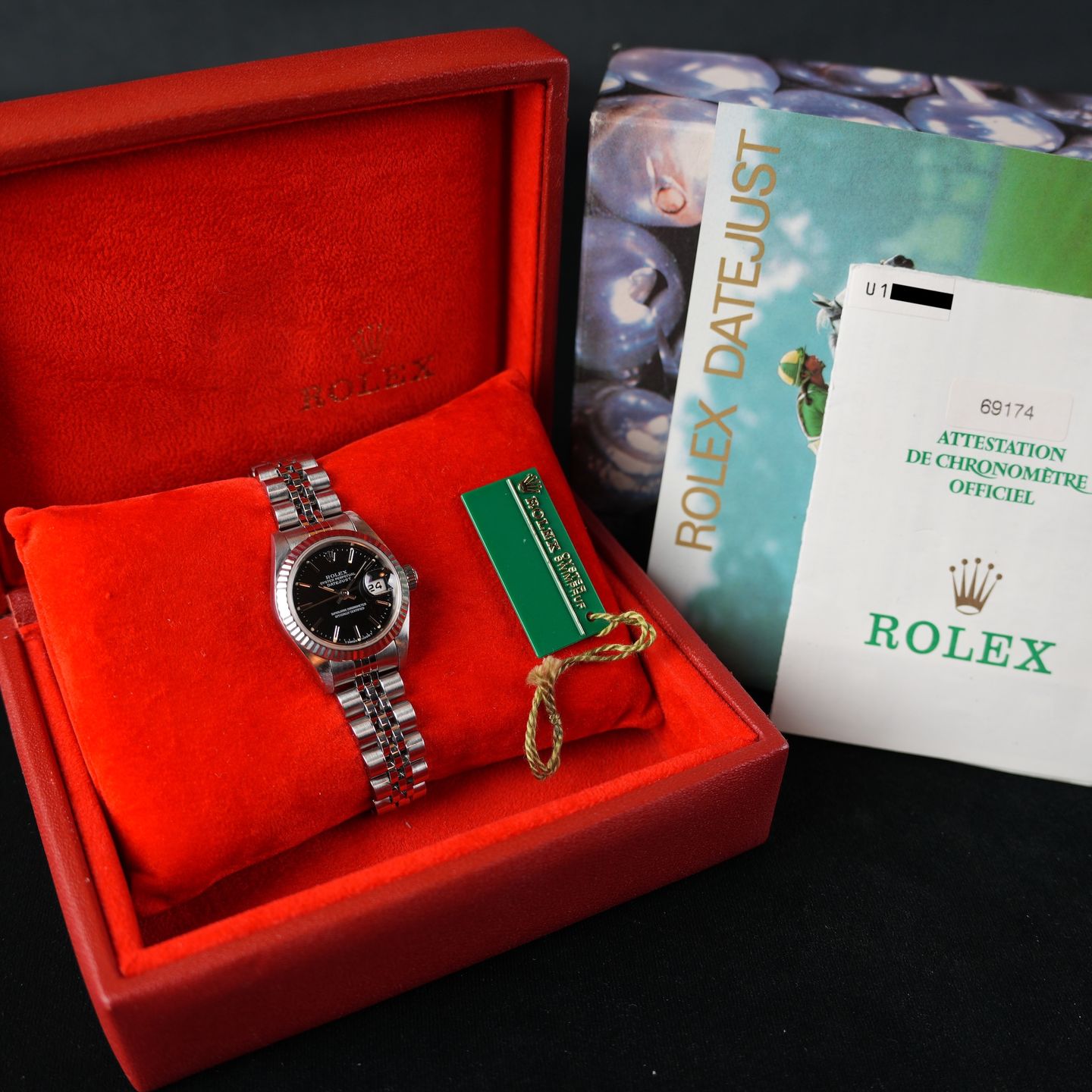 Rolex Lady-Datejust 69174 (1997) - 26mm Staal (8/8)