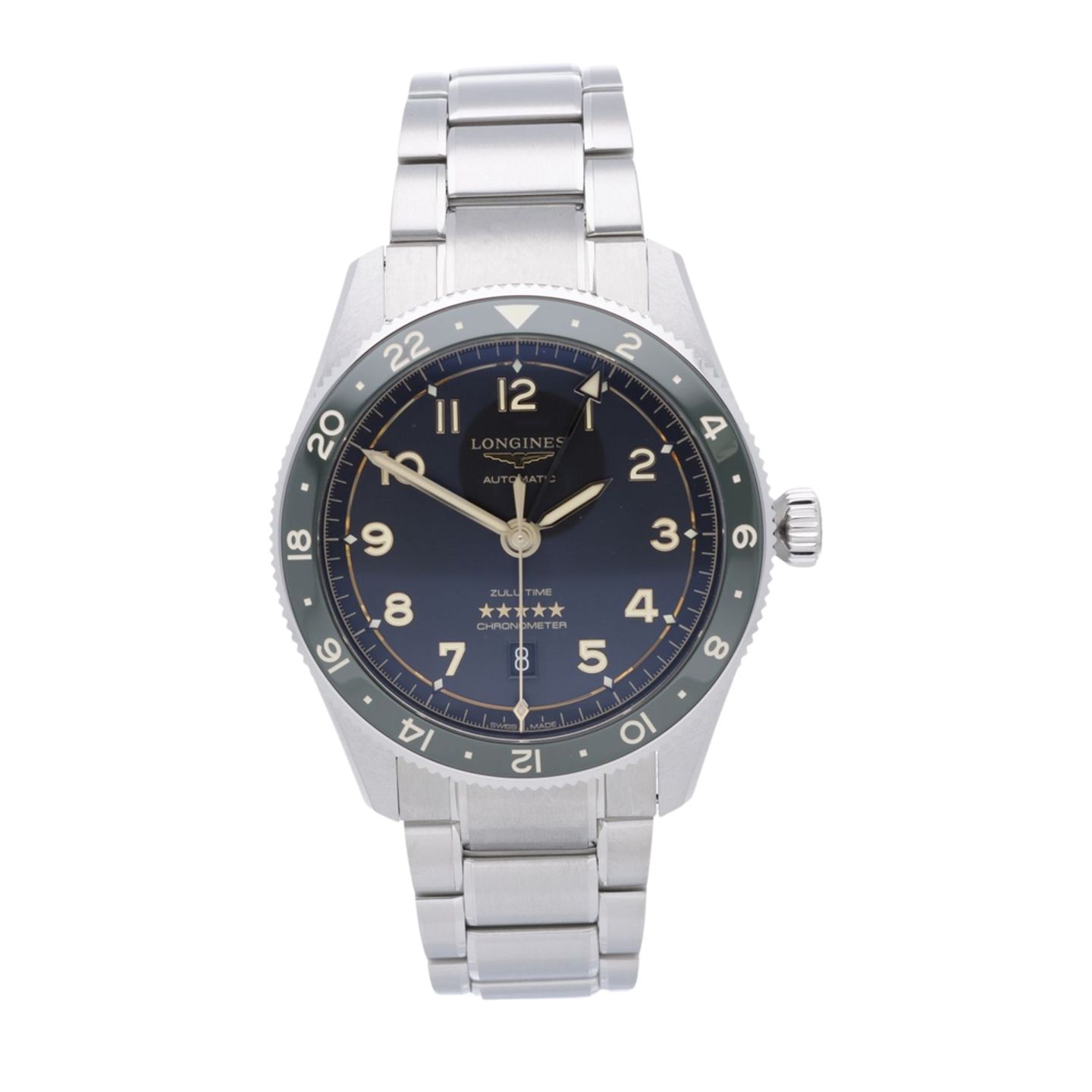 Longines Spirit L3.812.4.63.6 (2026) - Grijs wijzerplaat 42mm Staal (1/7)