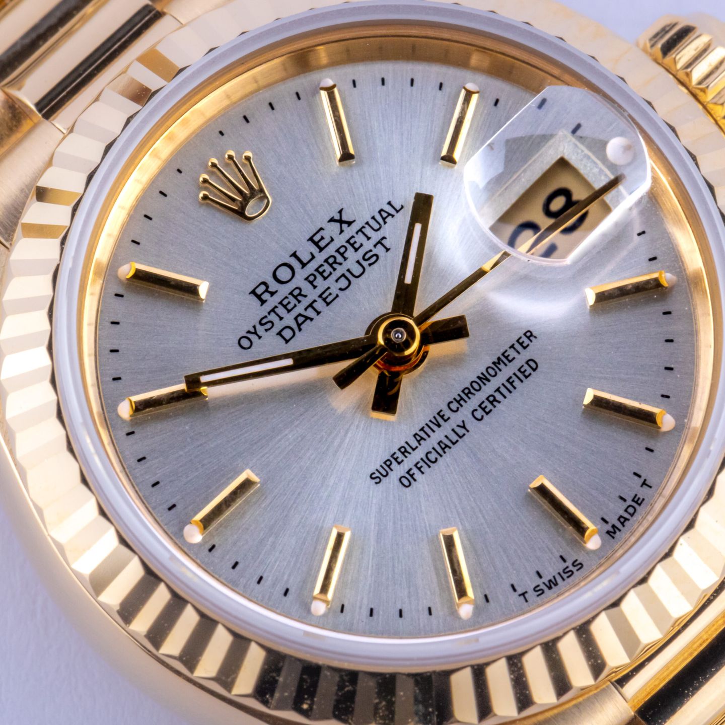 Rolex Lady-Datejust 69178 (1988) - 26 mm Yellow Gold case (2/8)