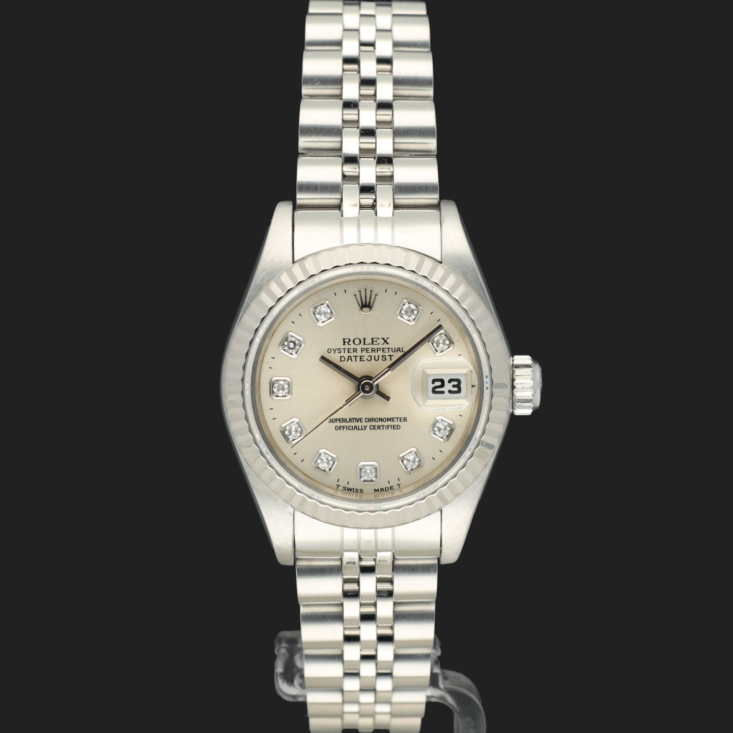 Rolex Lady-Datejust 69174 (1996) - 26 mm Steel case (3/8)