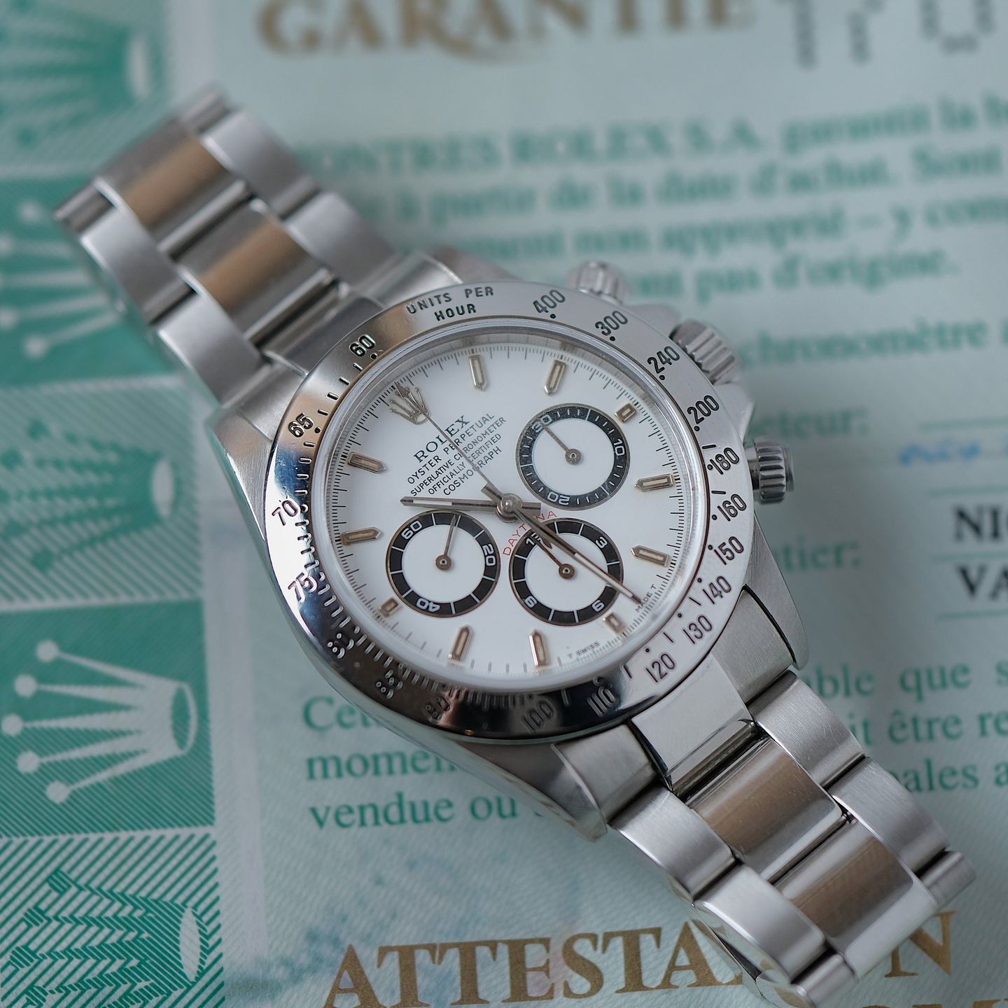 Rolex Daytona 16520 (1999) - White dial 40 mm Steel case (6/8)