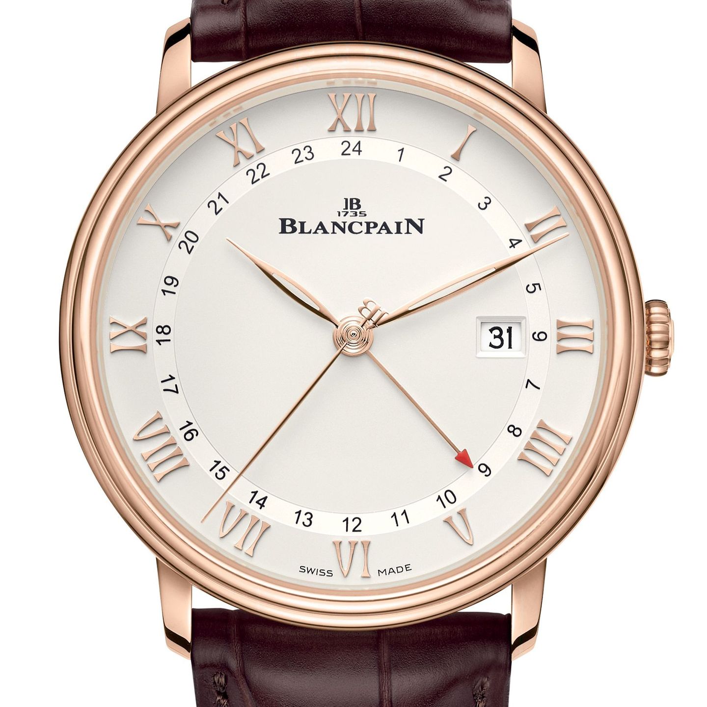 Blancpain Villeret 6662-3642-55A (2022) - White dial 40 mm Rose Gold case (1/1)