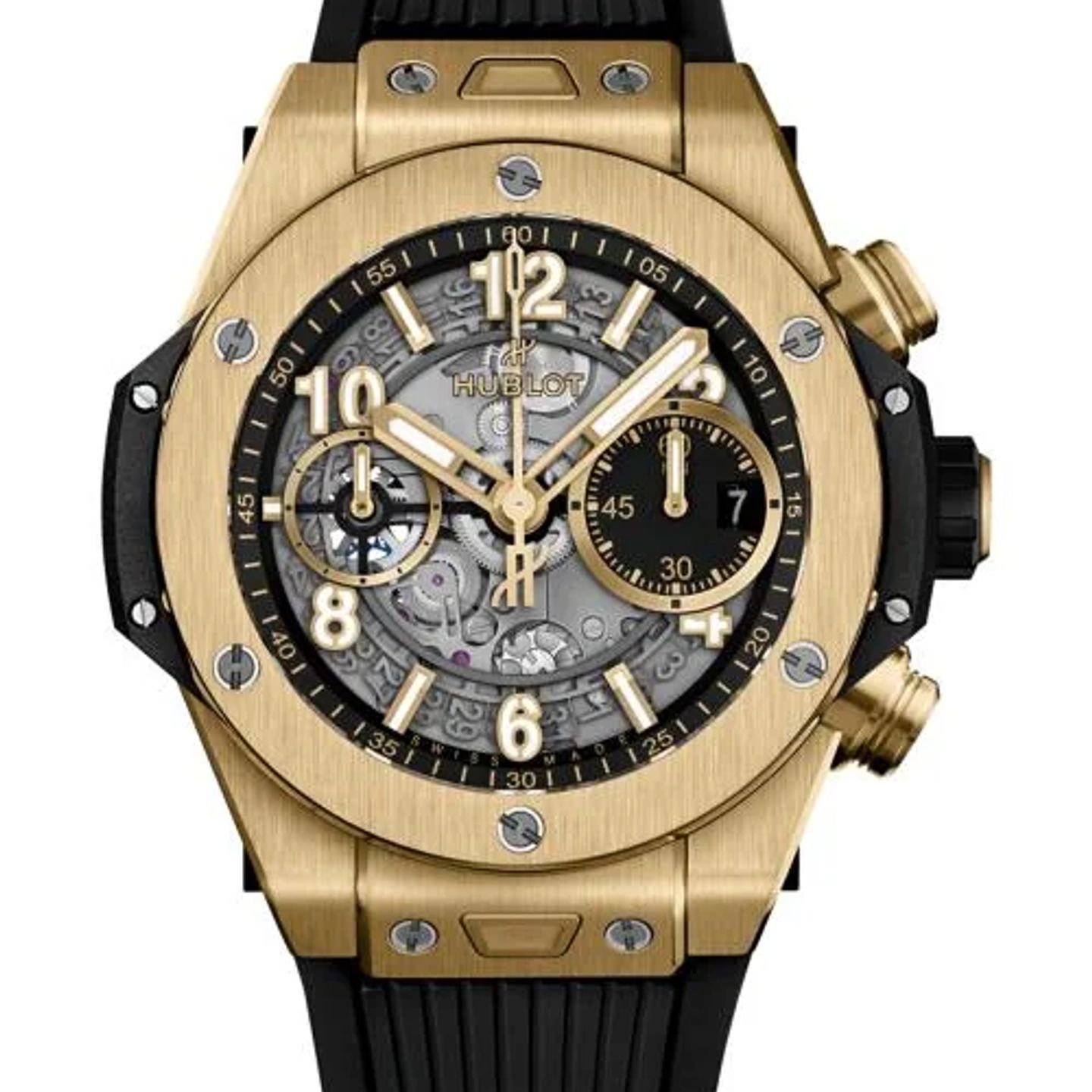 Hublot Big Bang Unico 441.VX.1131.RX (2026) - Zwart wijzerplaat 42mm Geelgoud (1/1)