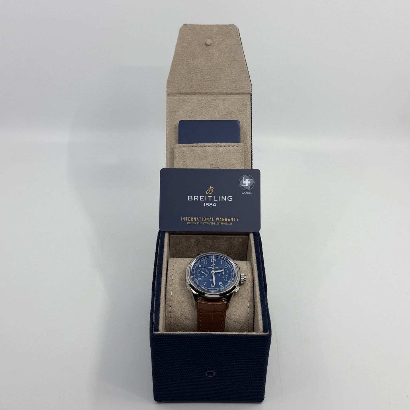 Breitling Duograph AB1510171C1P1 (2026) - Blue dial 42 mm Steel case (3/8)