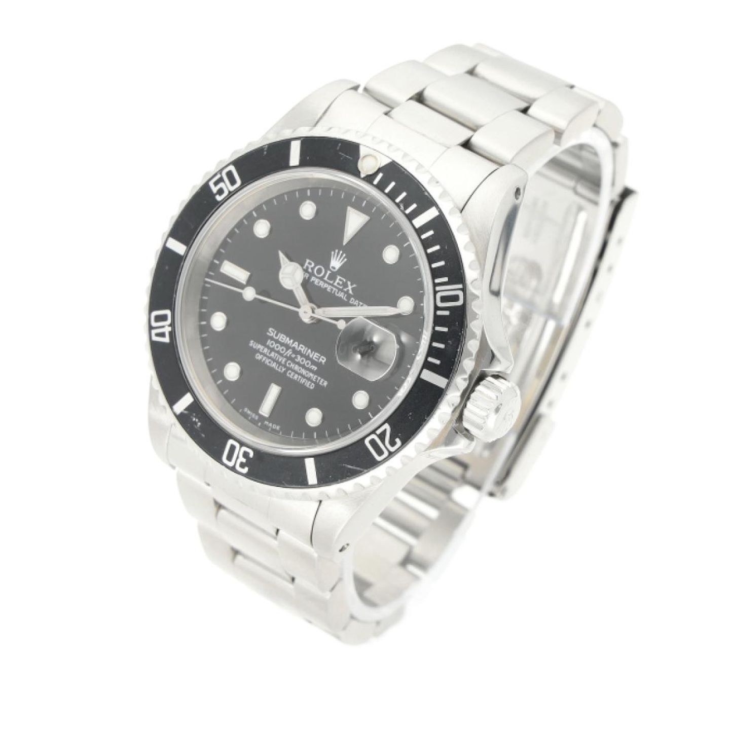 Rolex Submariner Date 16610 (2000) - Zwart wijzerplaat 40mm Staal (2/5)