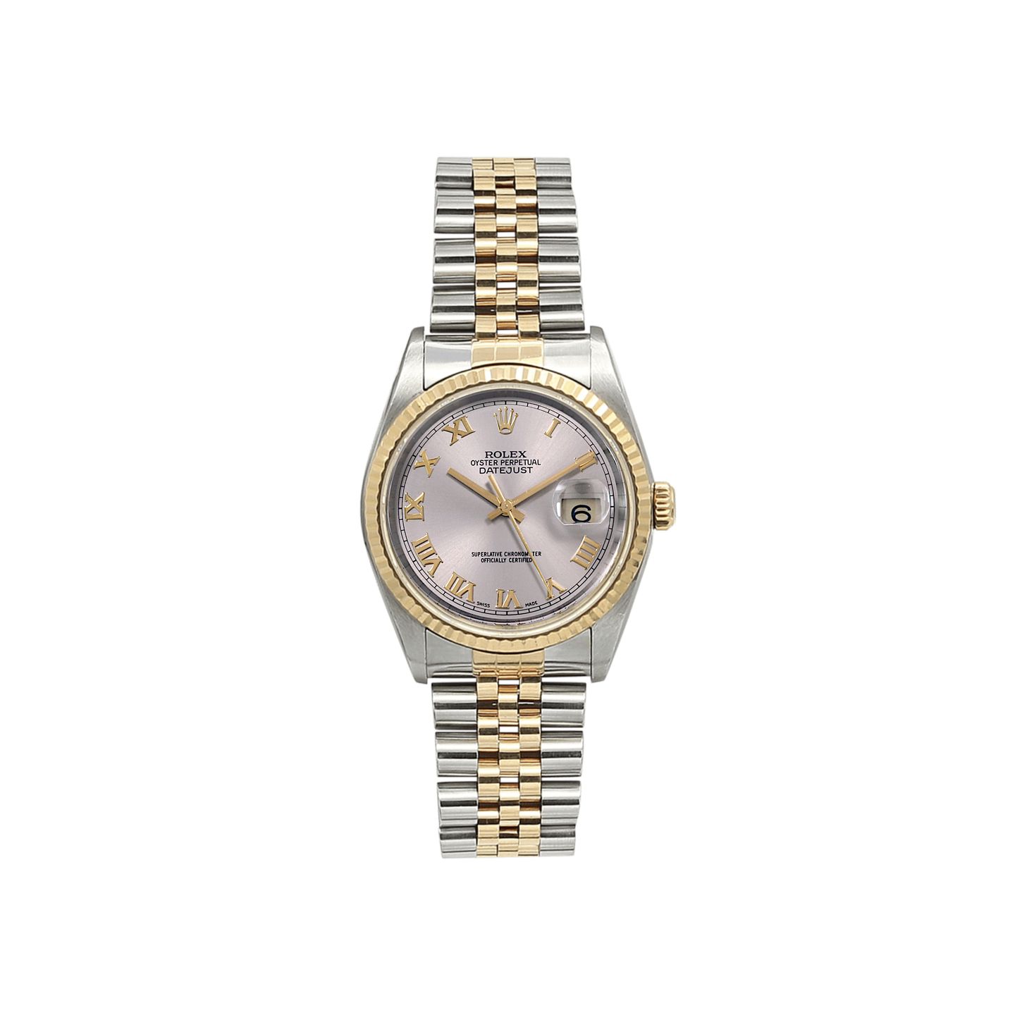 Rolex Datejust 36 16233 (Unknown (random serial)) - 36 mm Gold/Steel case (1/7)