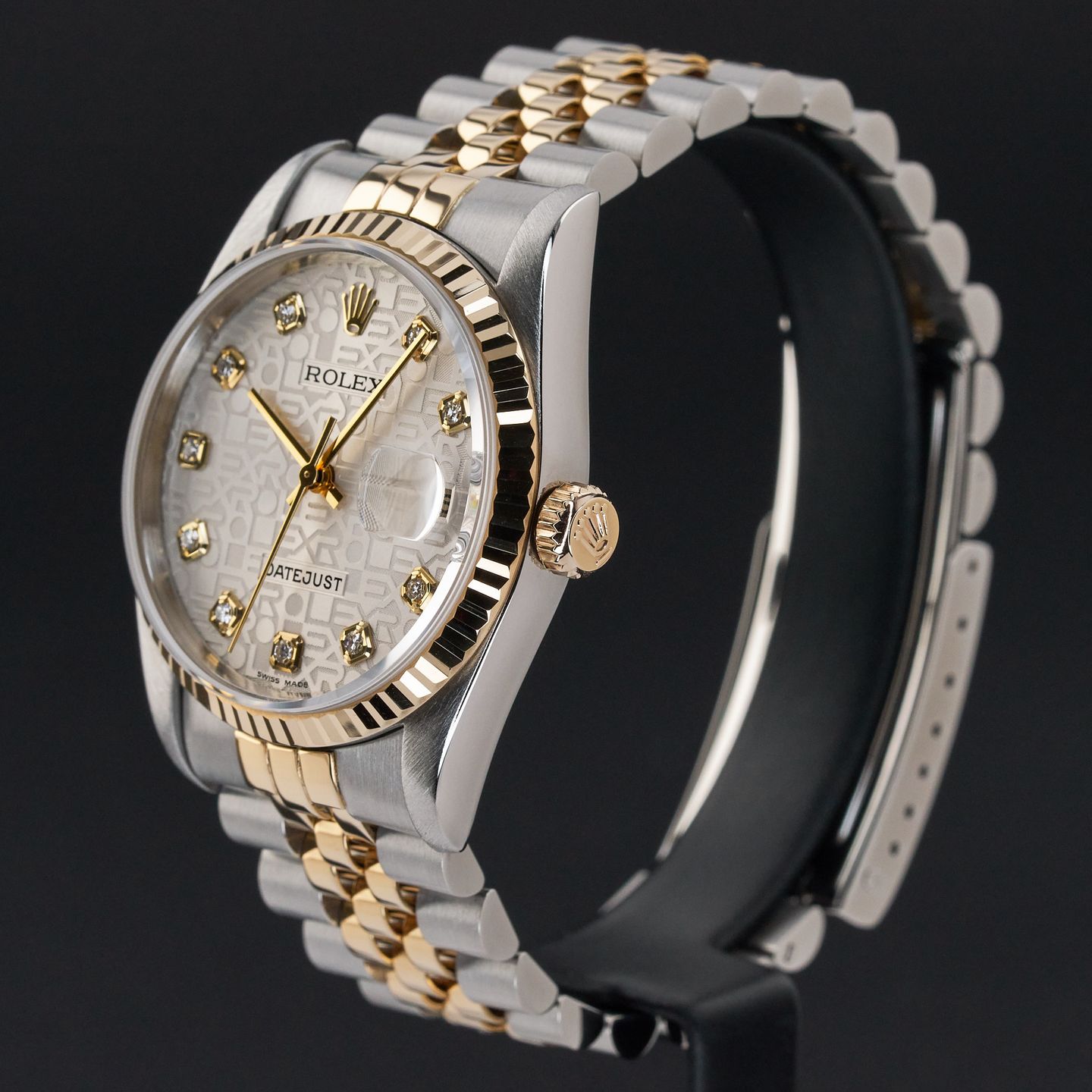 Rolex Datejust 36 16233 (1996) - 36 mm Gold/Steel case (4/8)