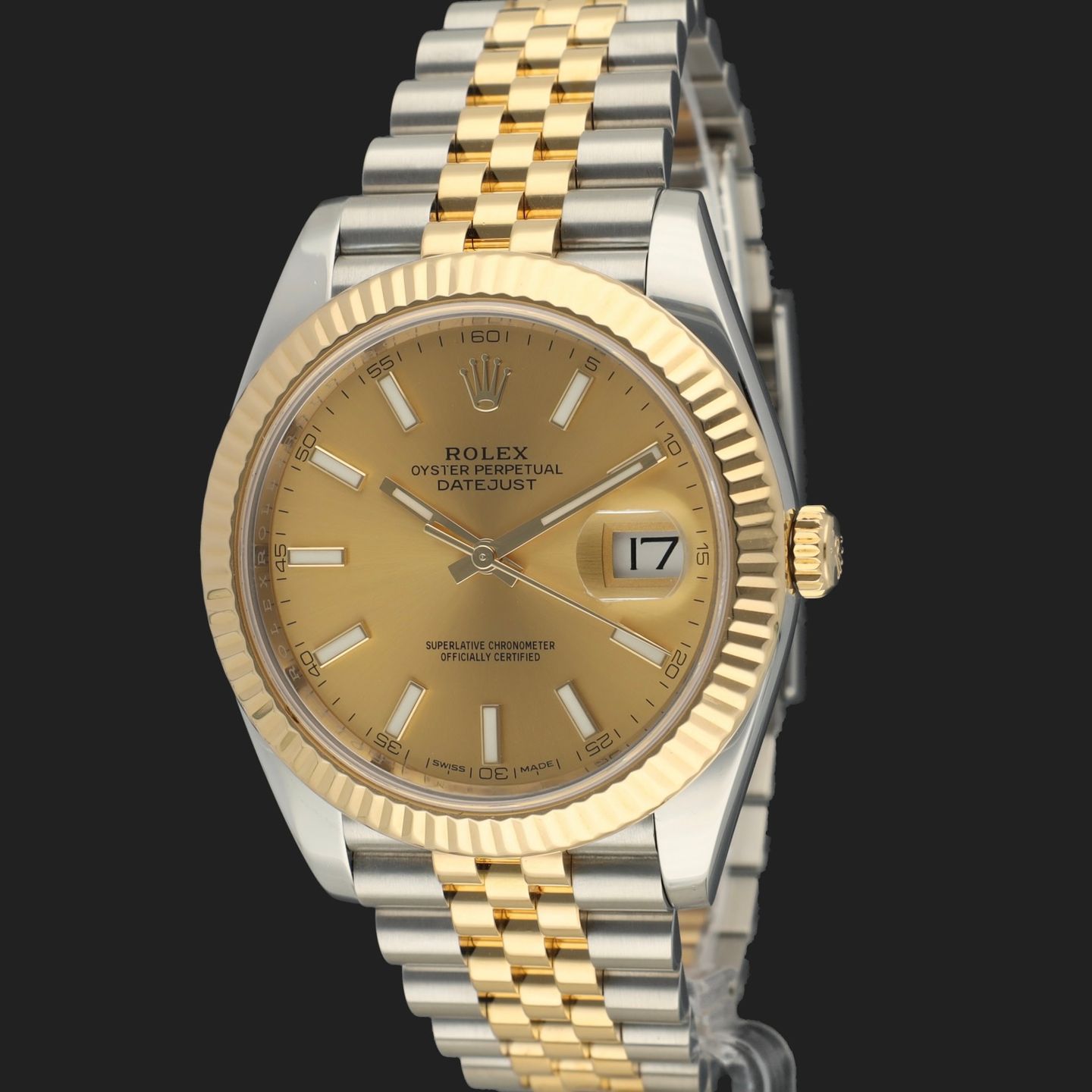 Rolex Datejust 41 126333 (2018) - 41mm Goud/Staal (1/8)