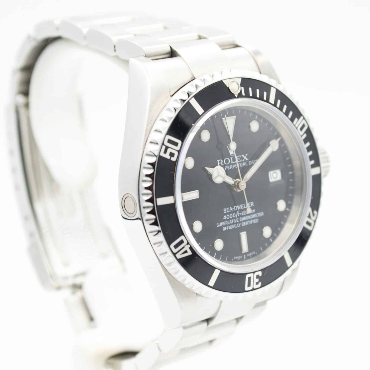 Rolex Sea-Dweller 4000 16600 (2007) - Zwart wijzerplaat 40mm Staal (6/7)