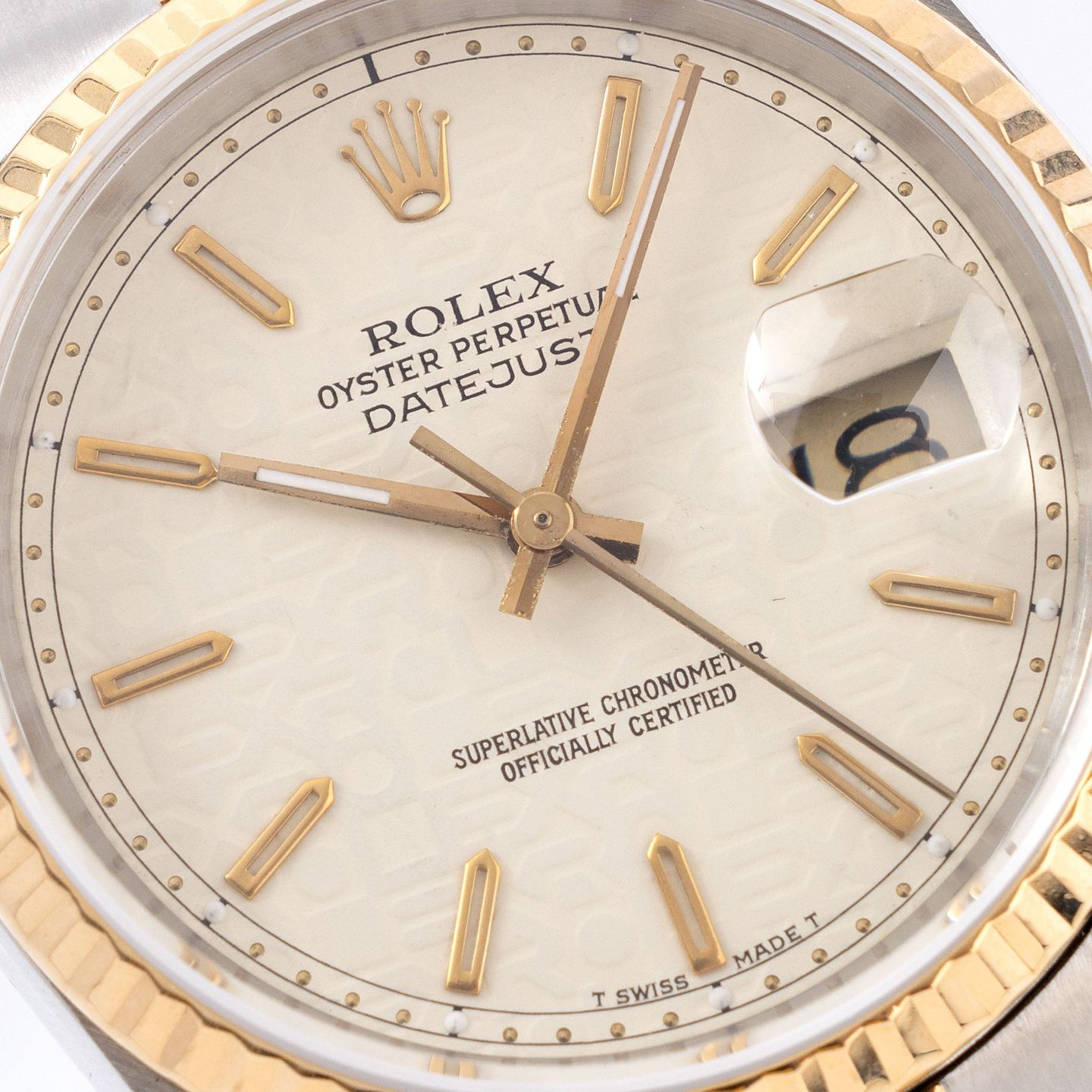 Rolex Datejust 36 16233 (1988) - Geel wijzerplaat 36mm Geelgoud (3/7)