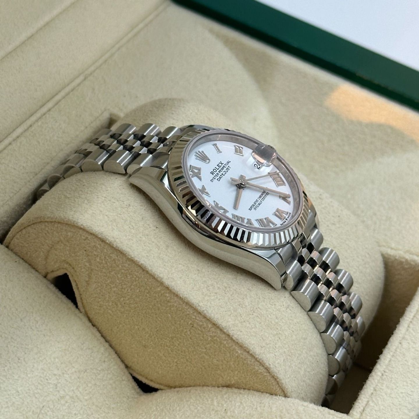 Rolex Datejust 31 278274 (2024) - Wit wijzerplaat 31mm Staal (7/8)