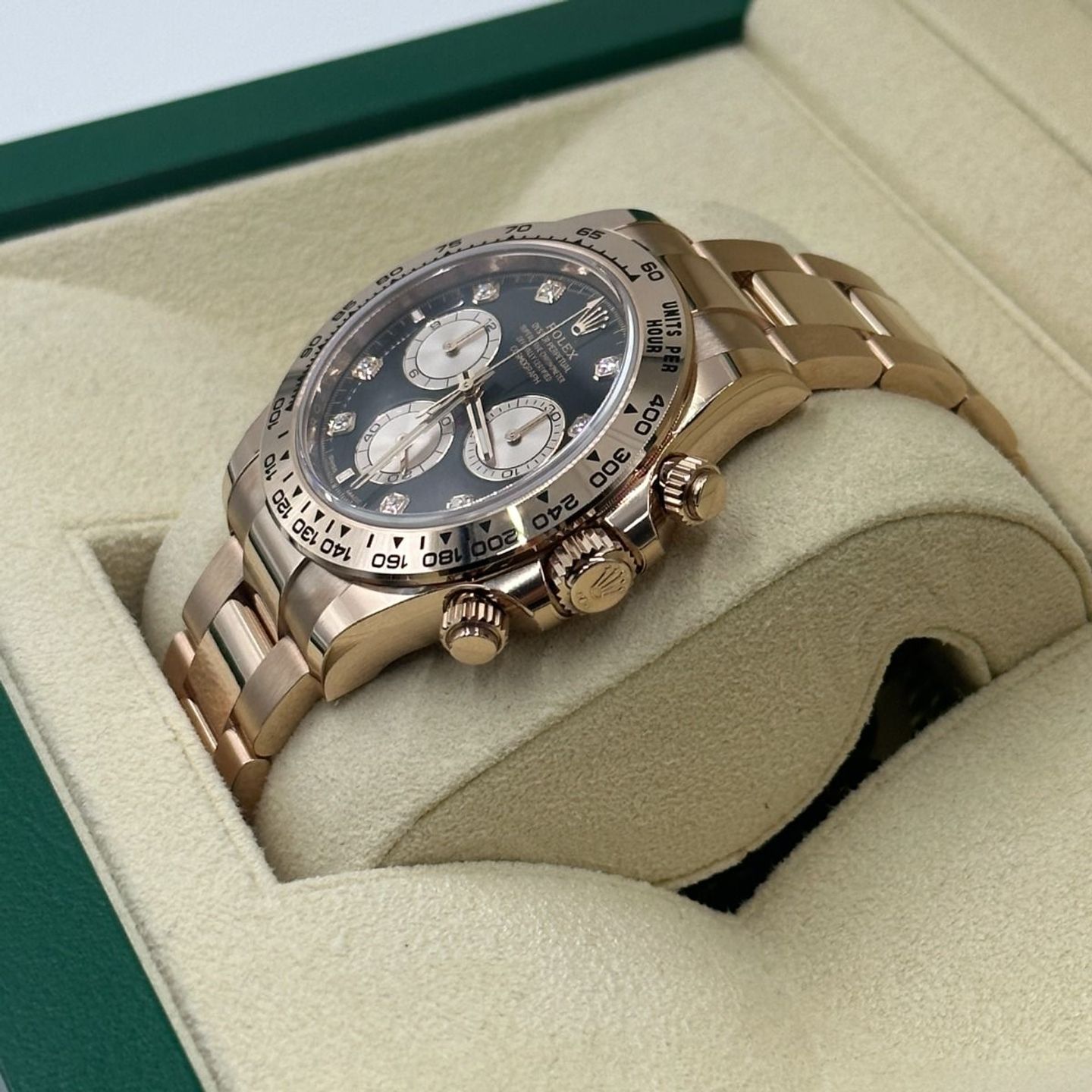 Rolex Daytona 126505 (Unknown (random serial)) - Black dial 40 mm Rose Gold case (6/8)