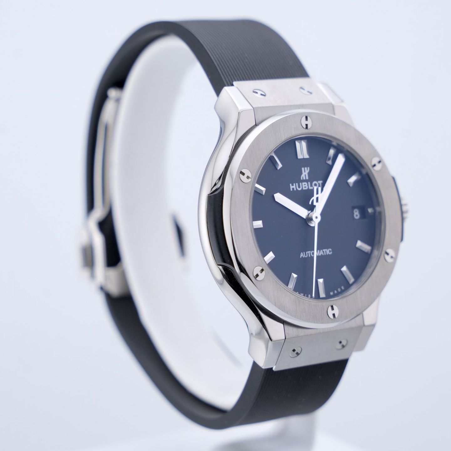 Hublot Classic Fusion 565.NX.1171.LR (Unknown (random serial)) - Black dial 38 mm Titanium case (8/8)