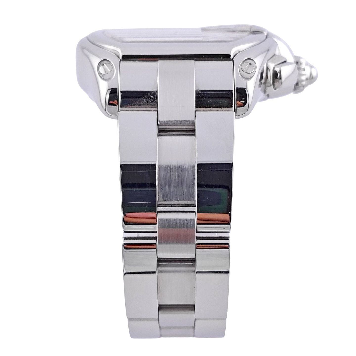 Cartier Roadster 2618 (Onbekend (willekeurig serienummer)) - Zwart wijzerplaat 40mm Staal (5/8)