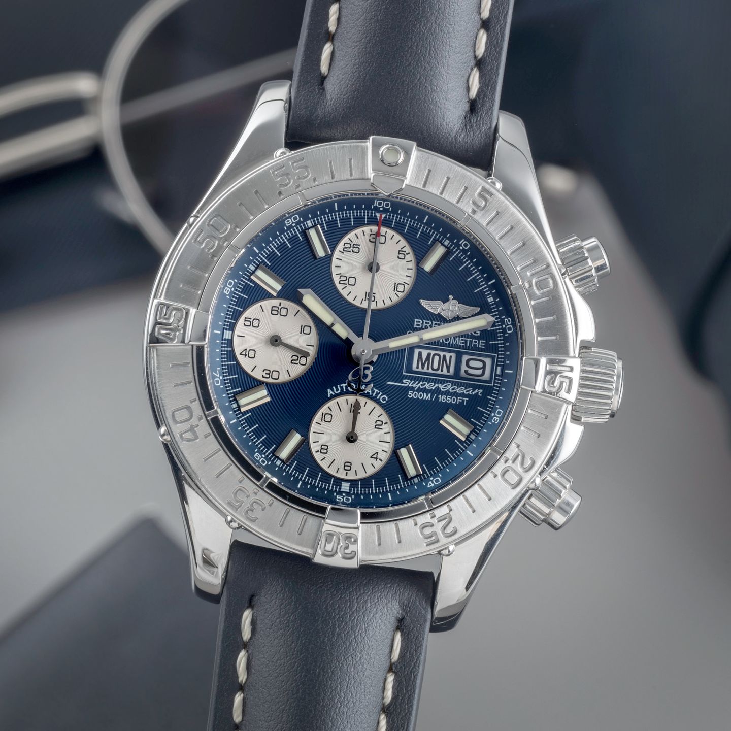 Breitling Superocean Chronograph II A13340 (2003) - 42 mm Steel case (3/8)