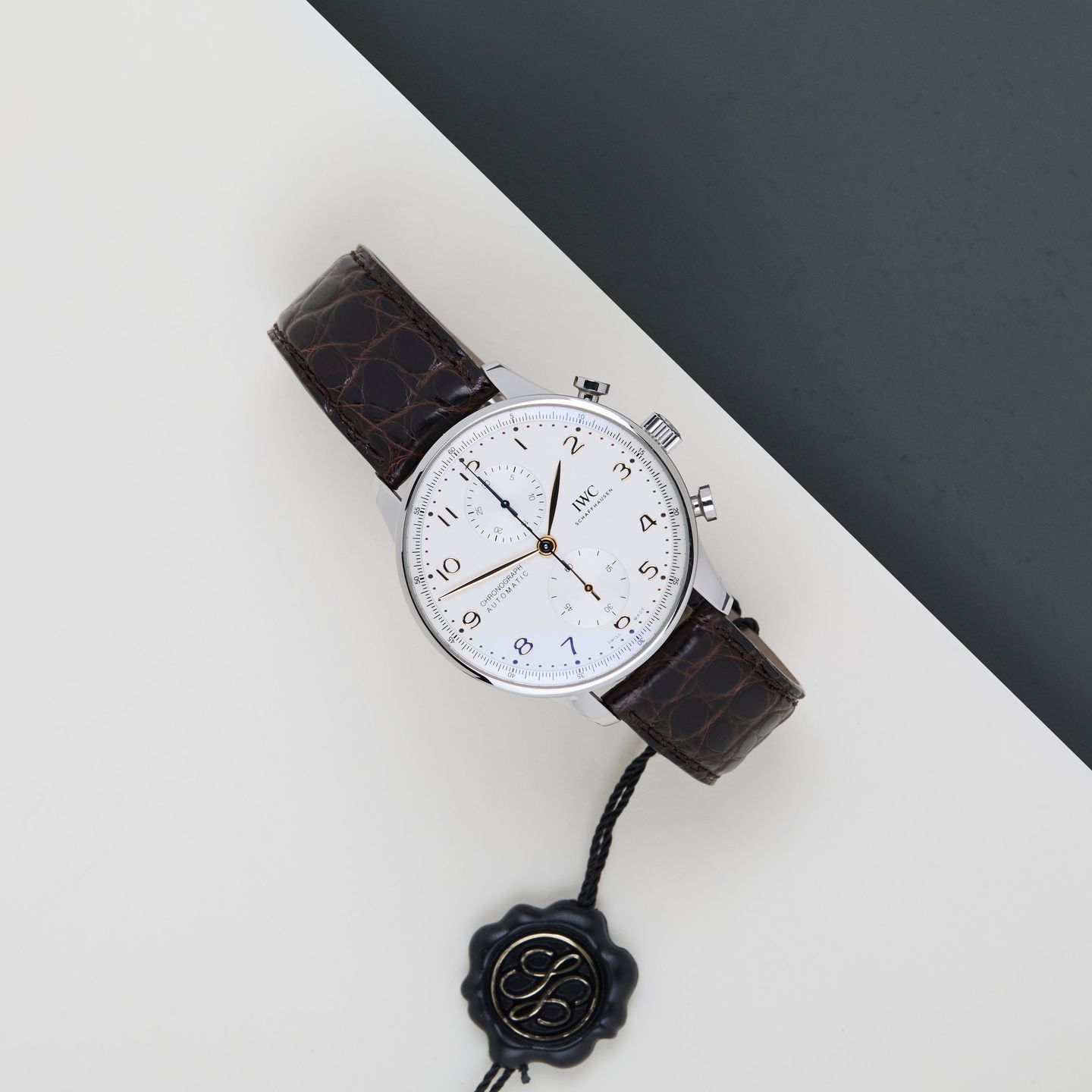 IWC Portuguese Chronograph IW371604 (2020) - Zilver wijzerplaat 41mm Staal (2/8)